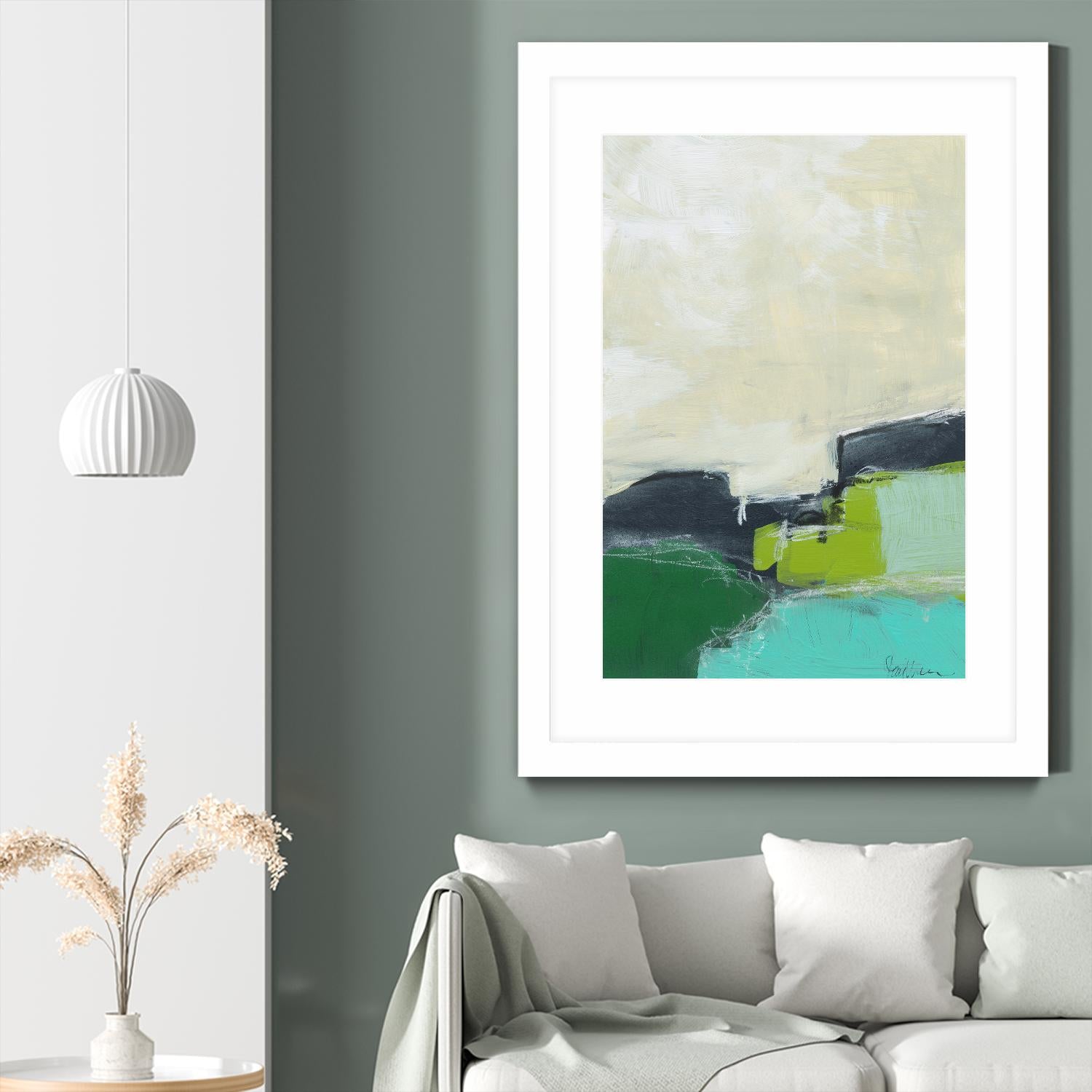 Landscape No. 99 by Jan Weiss on GIANT ART - multicolor abstracts; contemporary