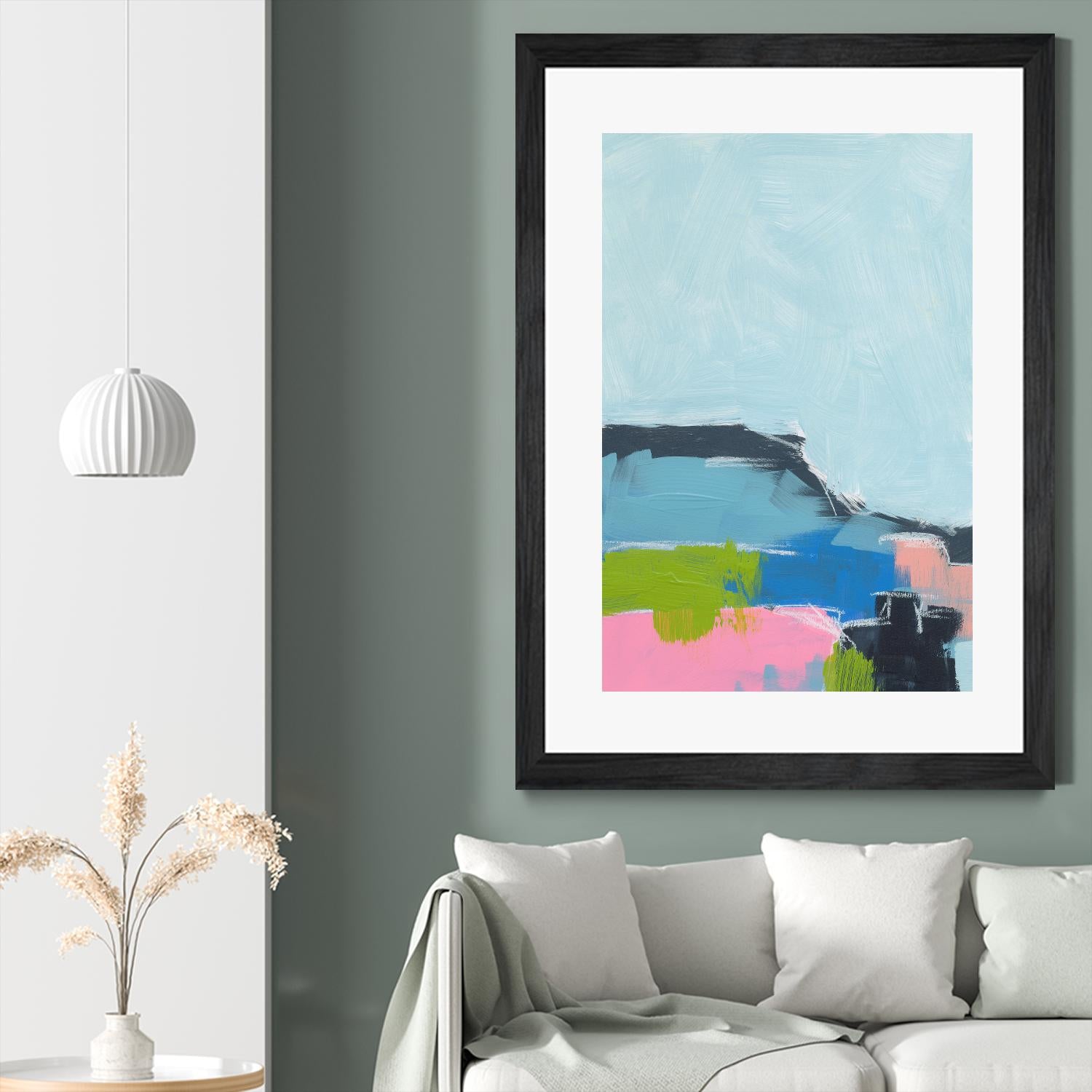 Landscape No. 100 by Jan Weiss on GIANT ART - multicolor abstracts; contemporary