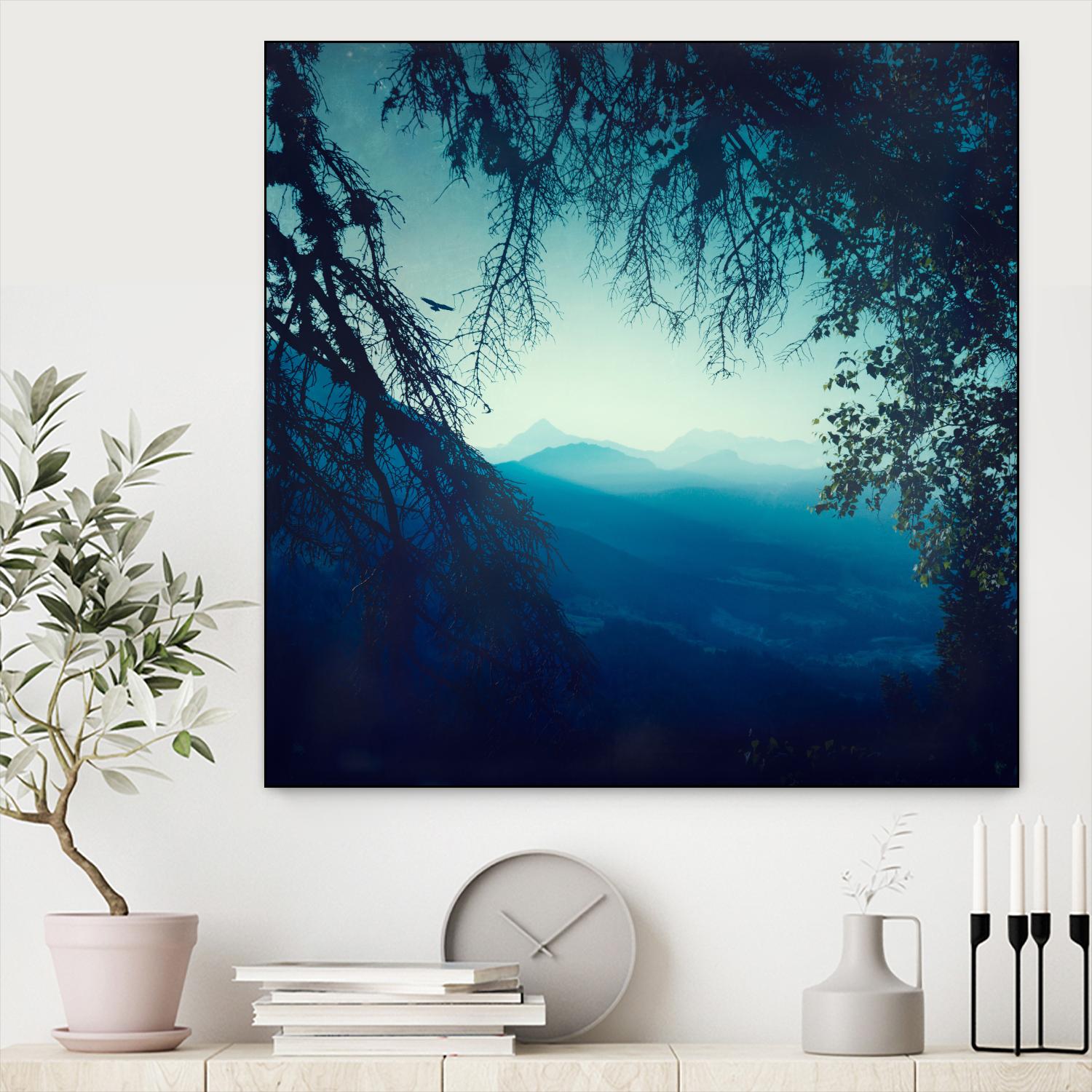 Blue Morning by Dirk Wuestenhagen on GIANT ART - multicolor photography; landscapes