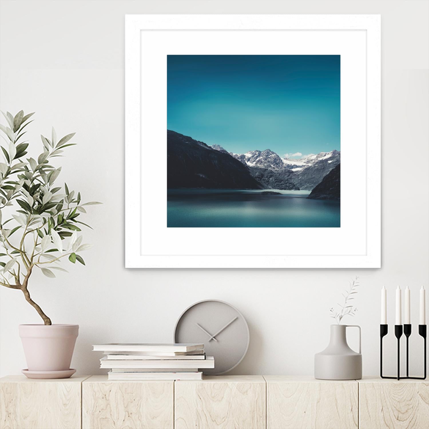 Turquoise Mountain Lake by Dirk Wuestenhagen on GIANT ART - multicolor photography; landscapes