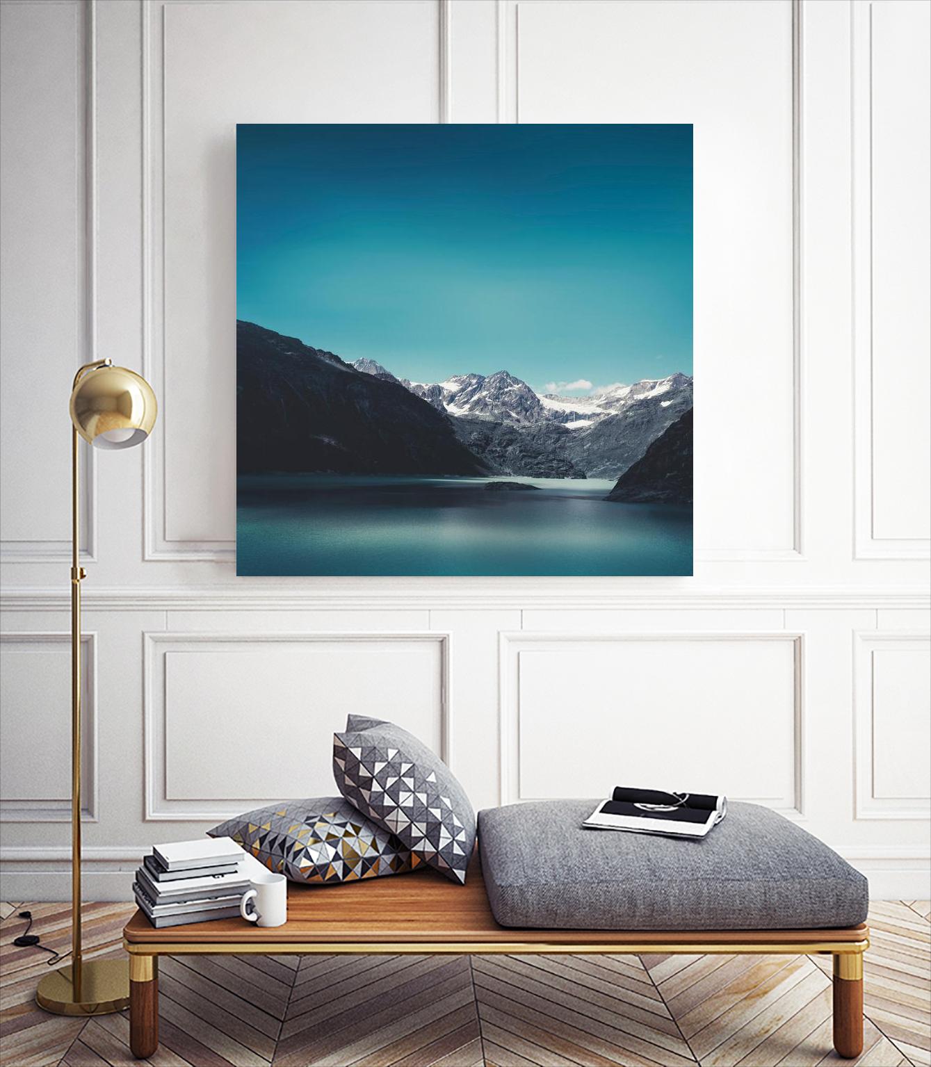 Turquoise Mountain Lake by Dirk Wuestenhagen on GIANT ART - multicolor photography; landscapes