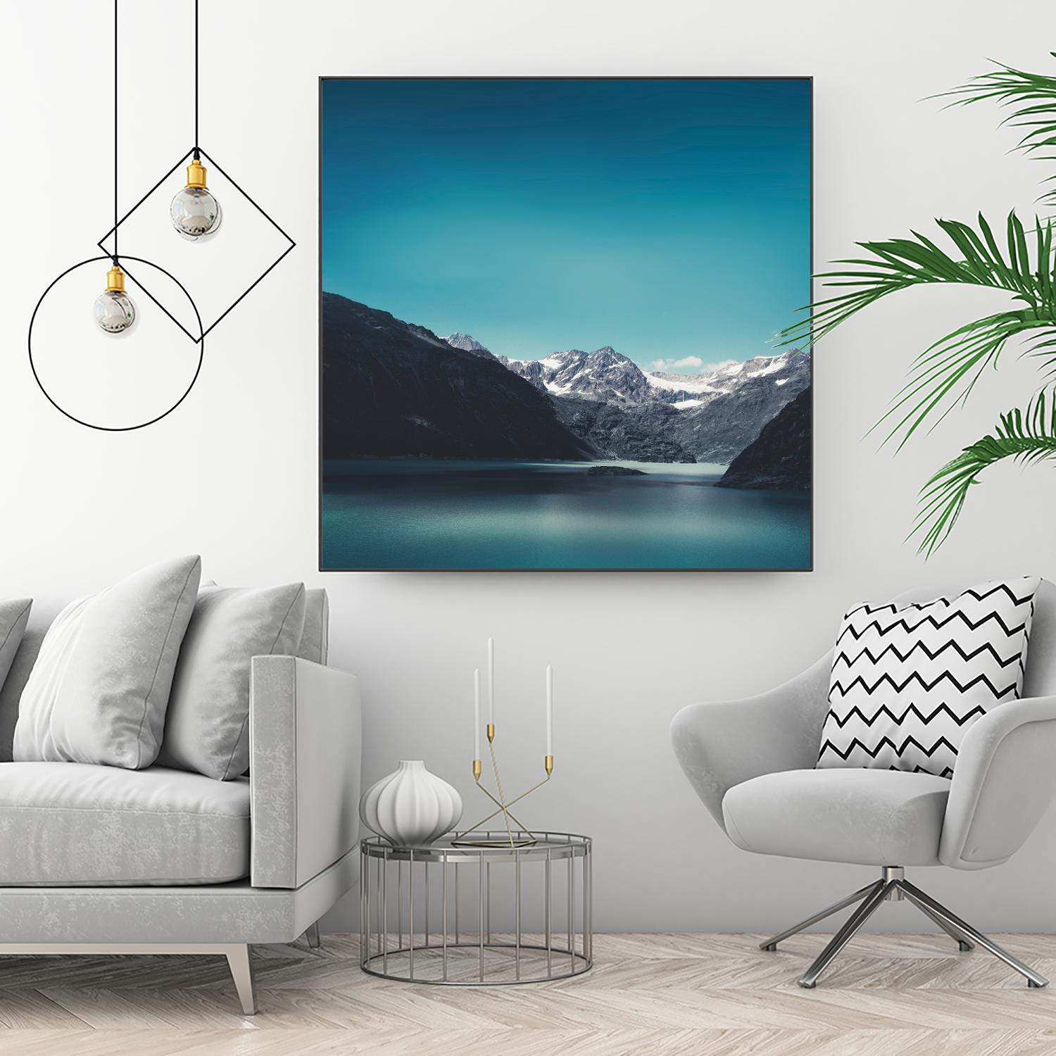 Turquoise Mountain Lake by Dirk Wuestenhagen on GIANT ART - multicolor photography; landscapes