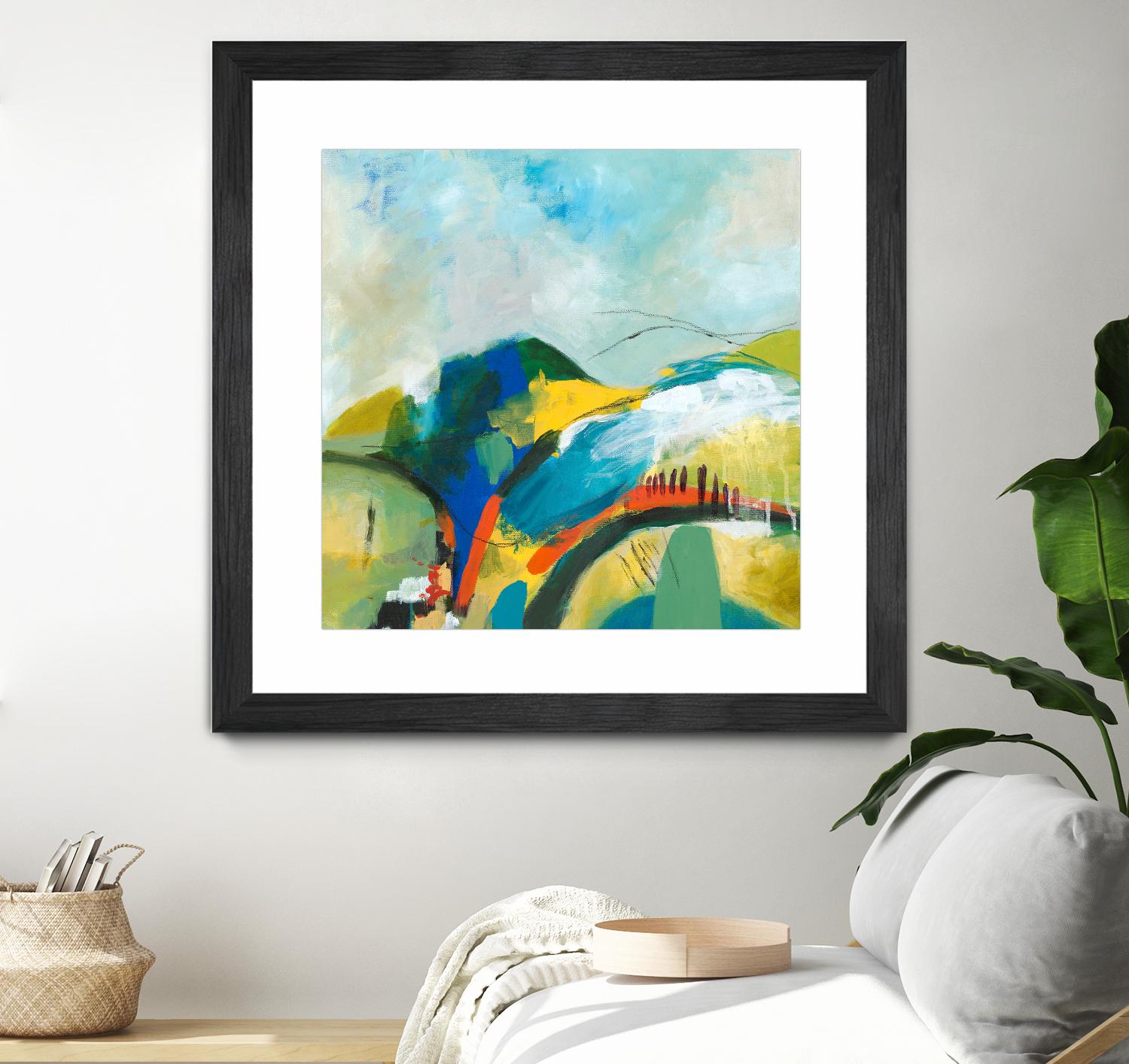 Alpine No. 1 by Jan Weiss on GIANT ART - multicolor landscapes; contemporary; abstracts