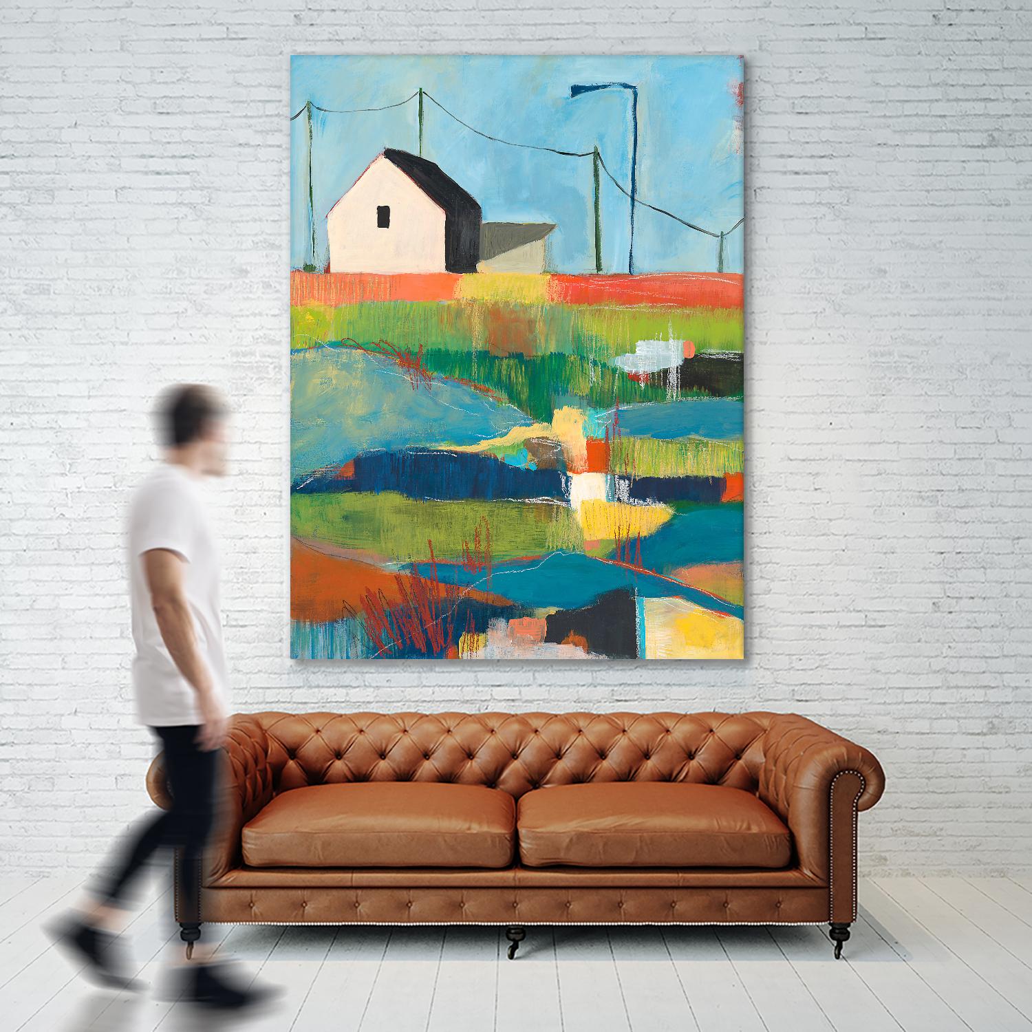 Western Edge by Jan Weiss on GIANT ART - multicolor landscapes; contemporary; abstracts