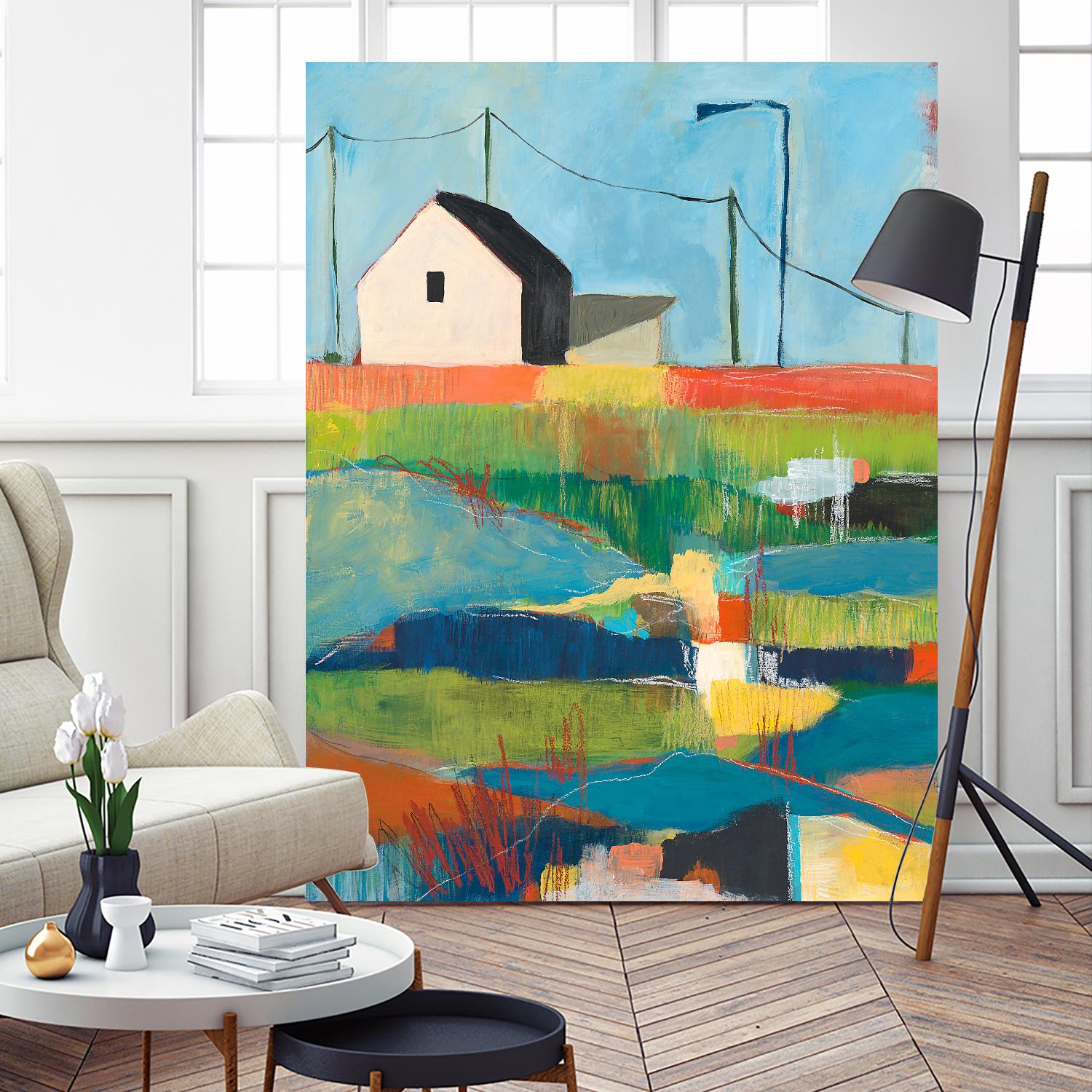 Western Edge by Jan Weiss on GIANT ART - multicolor landscapes; contemporary; abstracts