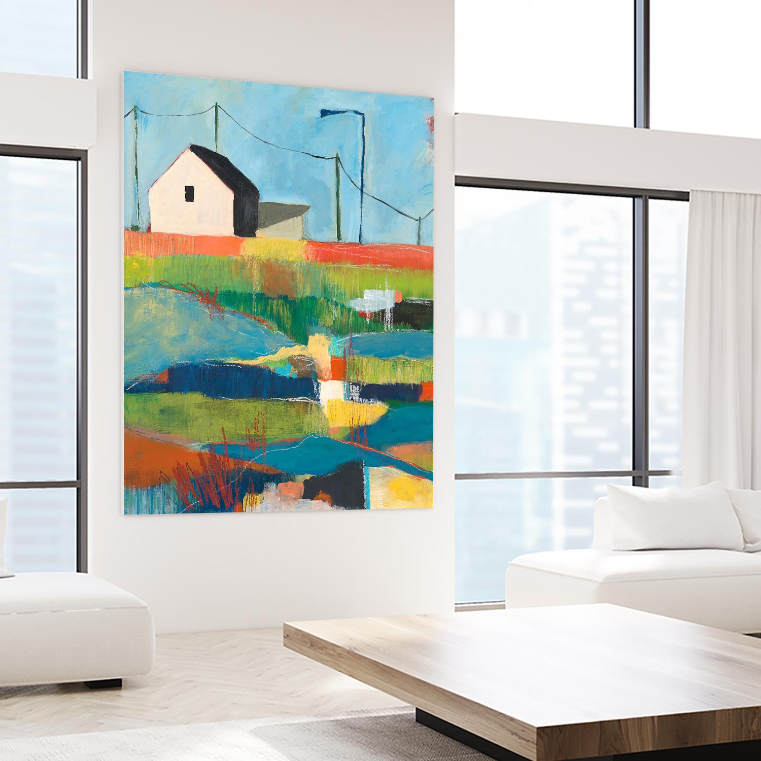 Western Edge by Jan Weiss on GIANT ART - multicolor landscapes; contemporary; abstracts