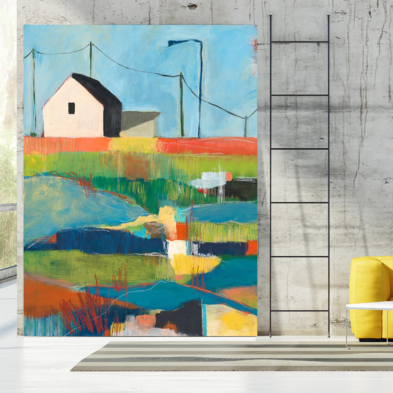 Western Edge by Jan Weiss on GIANT ART - multicolor landscapes; contemporary; abstracts