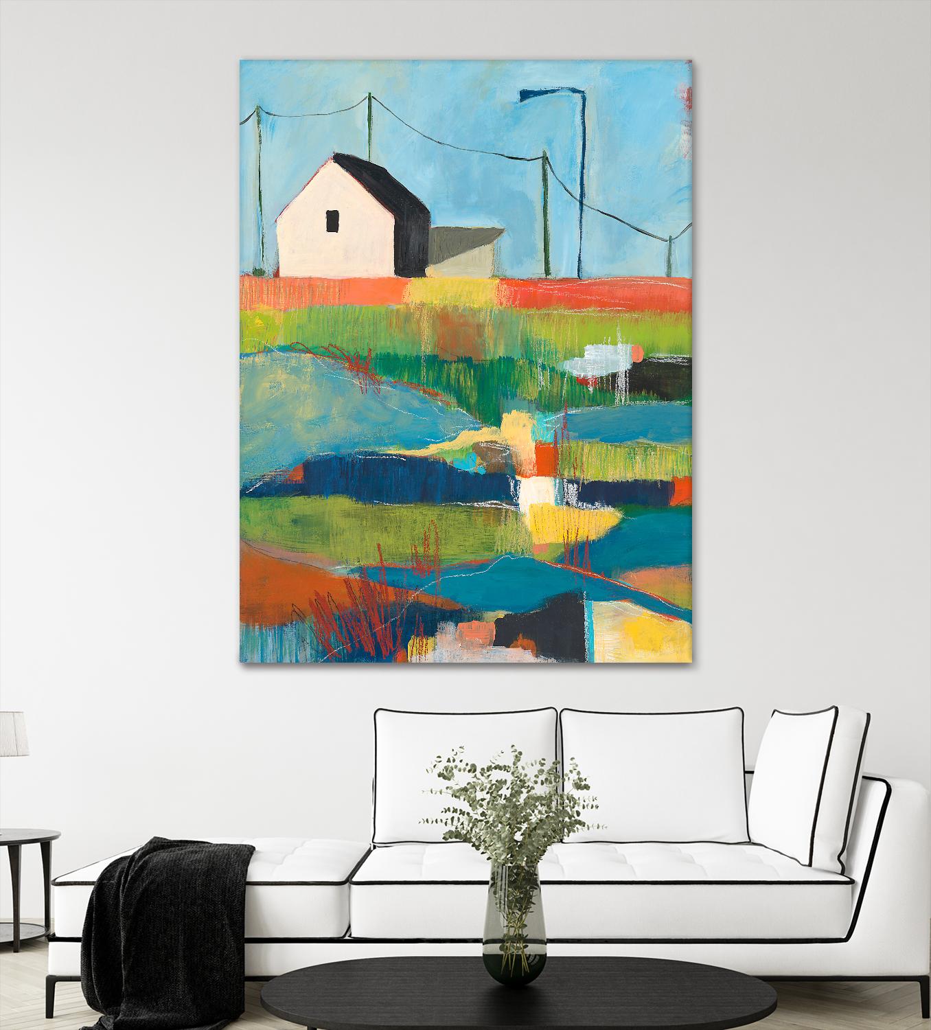 Western Edge by Jan Weiss on GIANT ART - multicolor landscapes; contemporary; abstracts