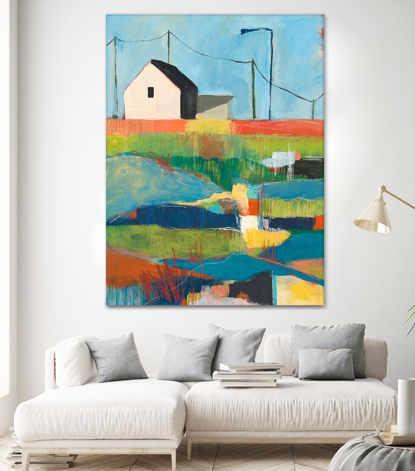 Western Edge by Jan Weiss on GIANT ART - multicolor landscapes; contemporary; abstracts