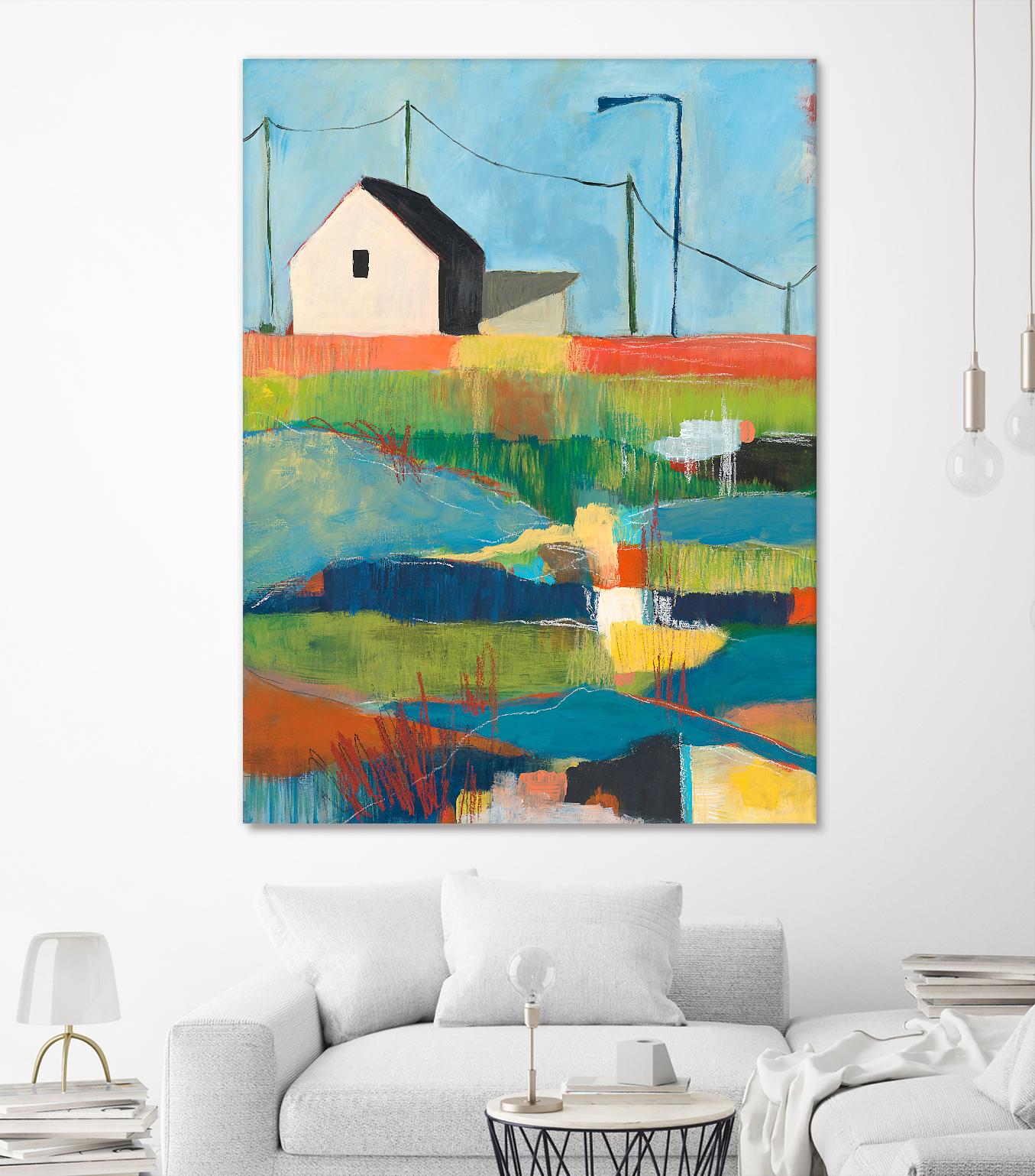 Western Edge by Jan Weiss on GIANT ART - multicolor landscapes; contemporary; abstracts