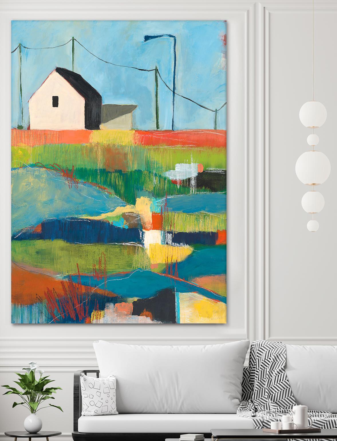 Western Edge by Jan Weiss on GIANT ART - multicolor landscapes; contemporary; abstracts