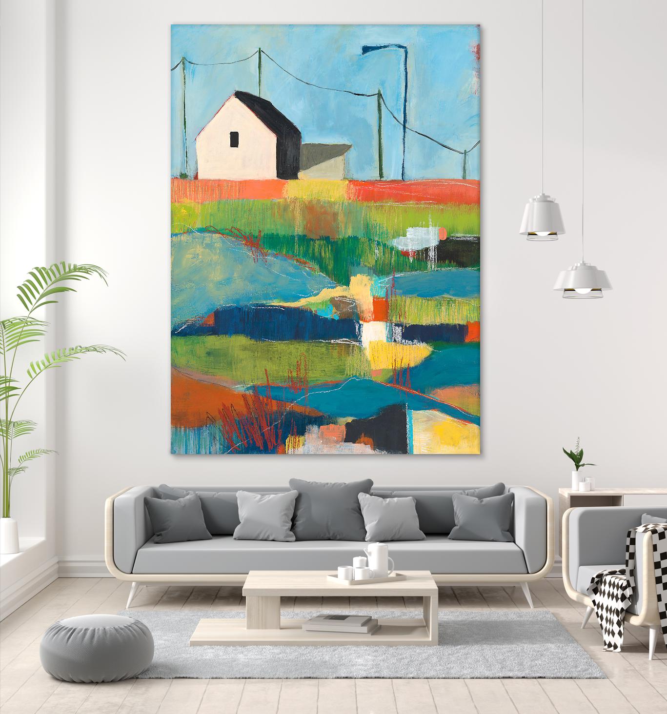 Western Edge by Jan Weiss on GIANT ART - multicolor landscapes; contemporary; abstracts