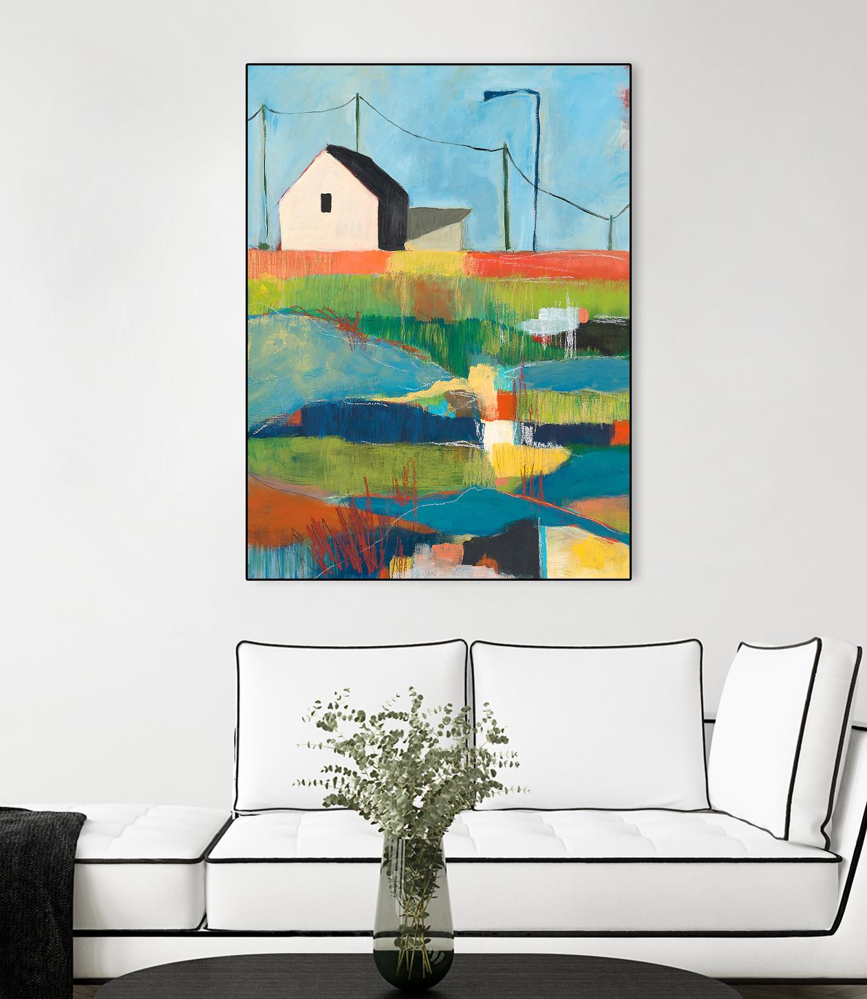 Western Edge by Jan Weiss on GIANT ART - multicolor landscapes; contemporary; abstracts