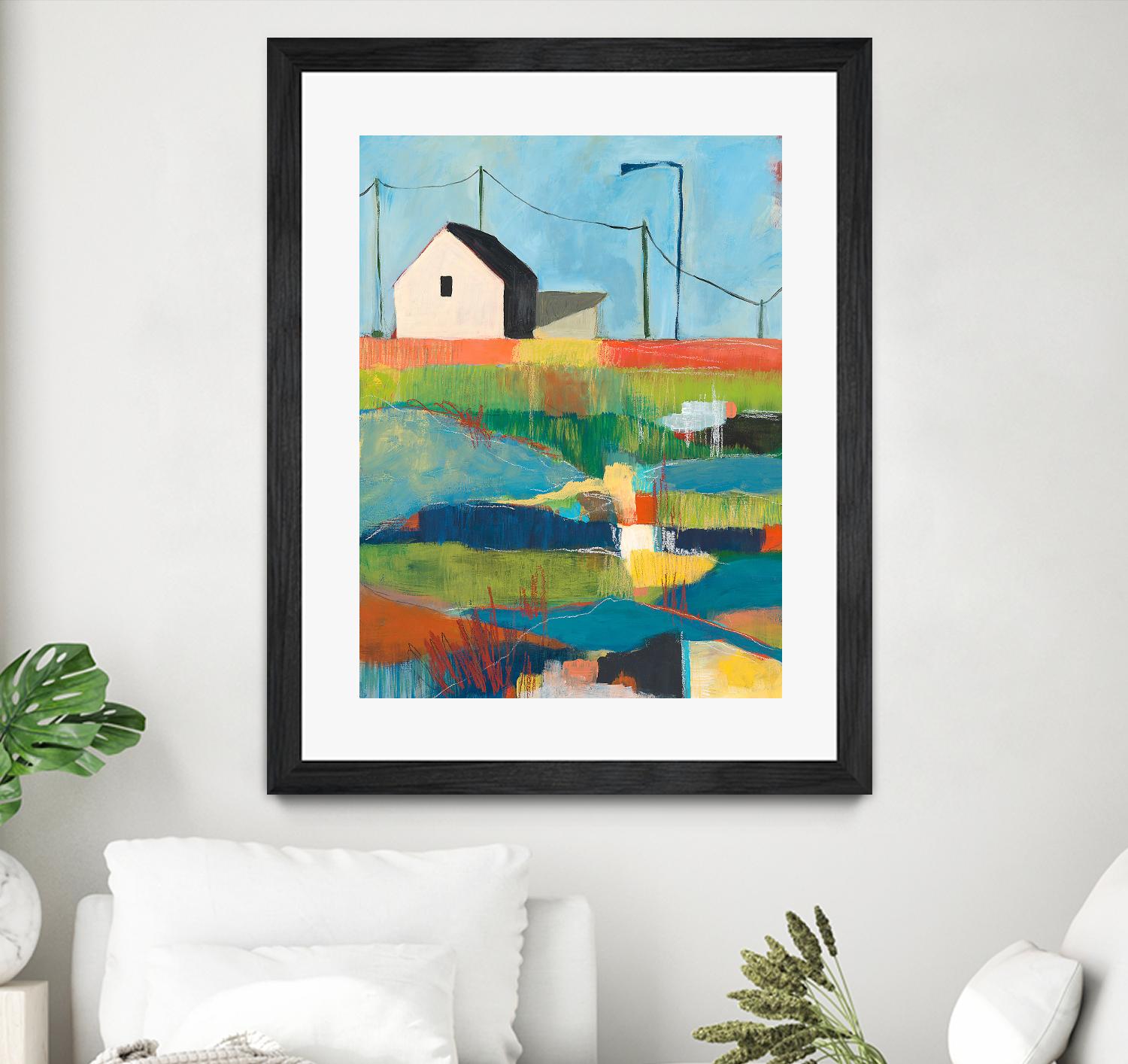 Western Edge by Jan Weiss on GIANT ART - multicolor landscapes; contemporary; abstracts