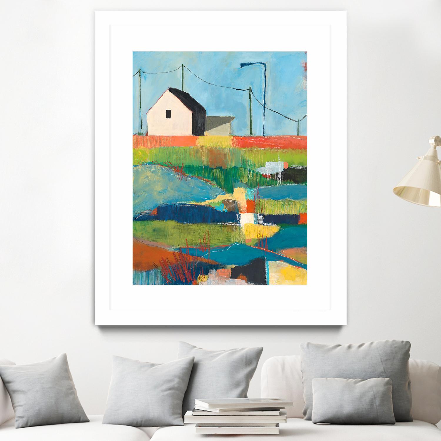 Western Edge by Jan Weiss on GIANT ART - multicolor landscapes; contemporary; abstracts