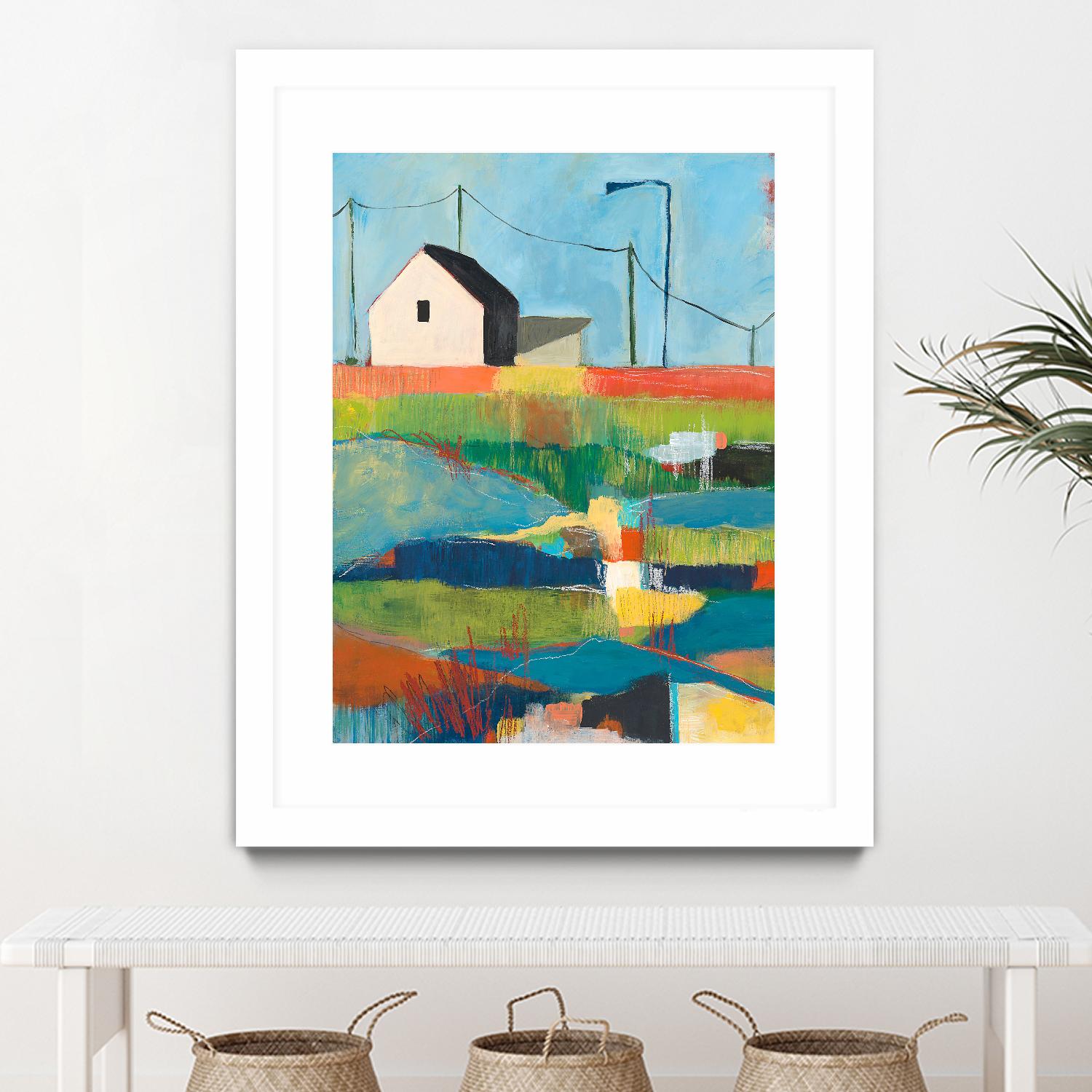 Western Edge by Jan Weiss on GIANT ART - multicolor landscapes; contemporary; abstracts