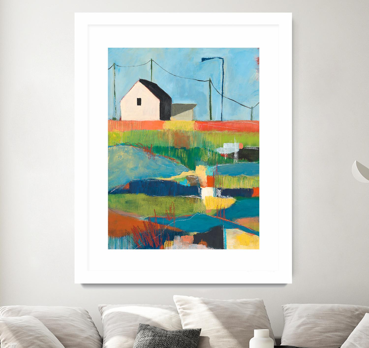 Western Edge by Jan Weiss on GIANT ART - multicolor landscapes; contemporary; abstracts