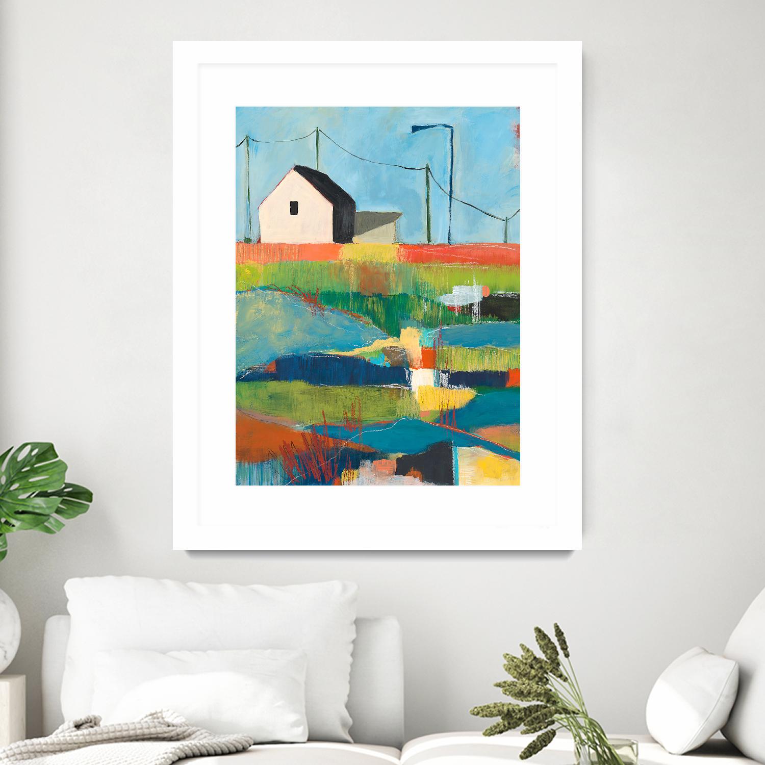 Western Edge by Jan Weiss on GIANT ART - multicolor landscapes; contemporary; abstracts