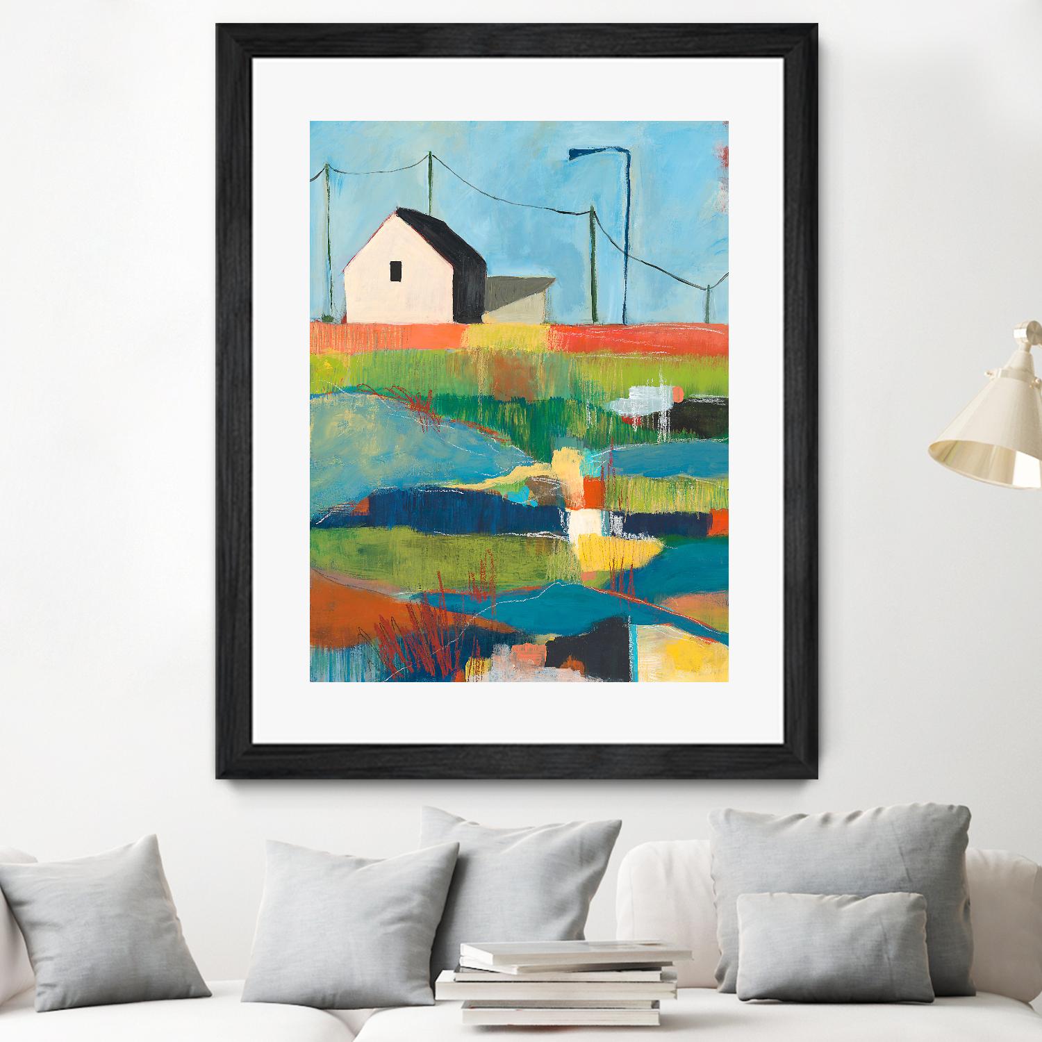 Western Edge by Jan Weiss on GIANT ART - multicolor landscapes; contemporary; abstracts