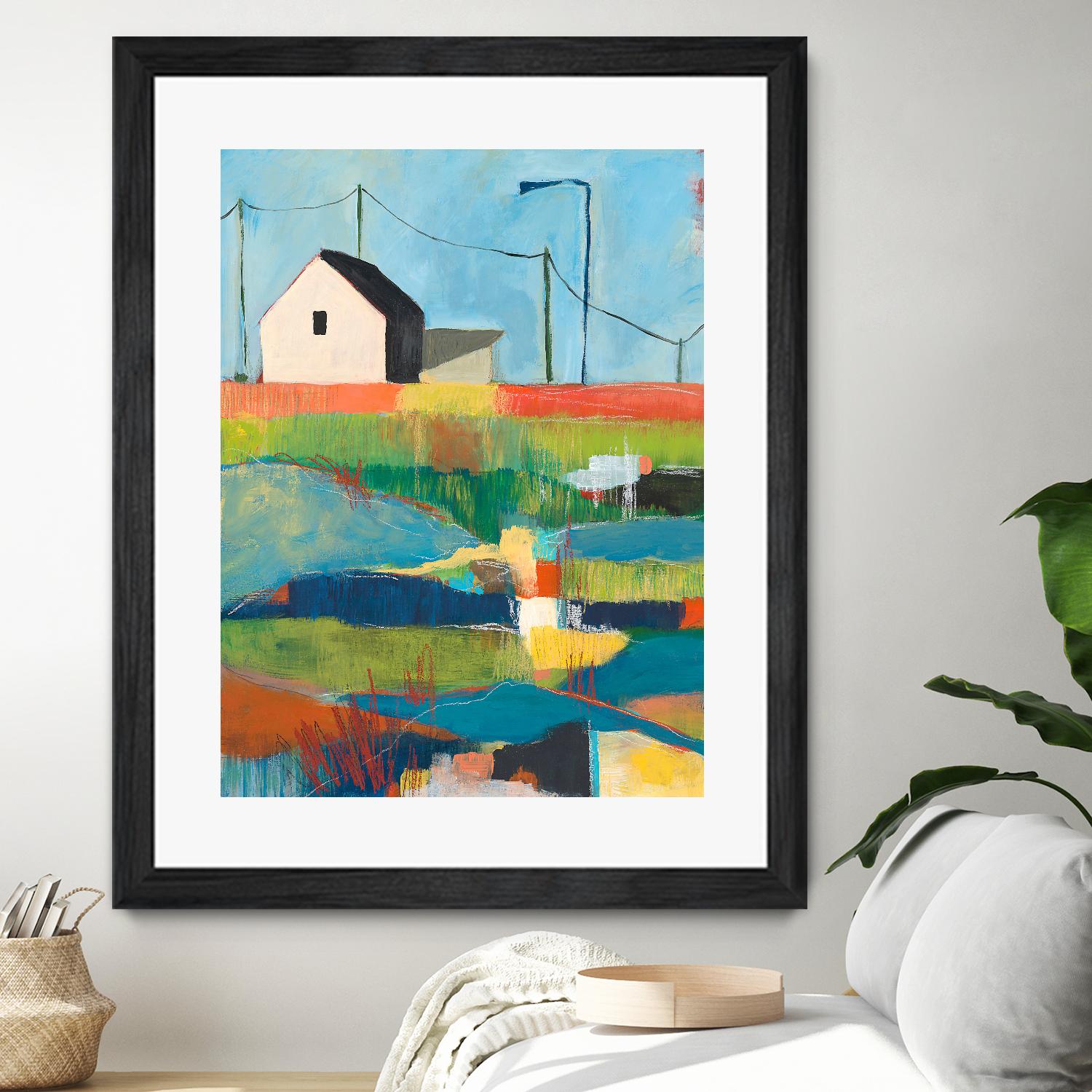 Western Edge by Jan Weiss on GIANT ART - multicolor landscapes; contemporary; abstracts