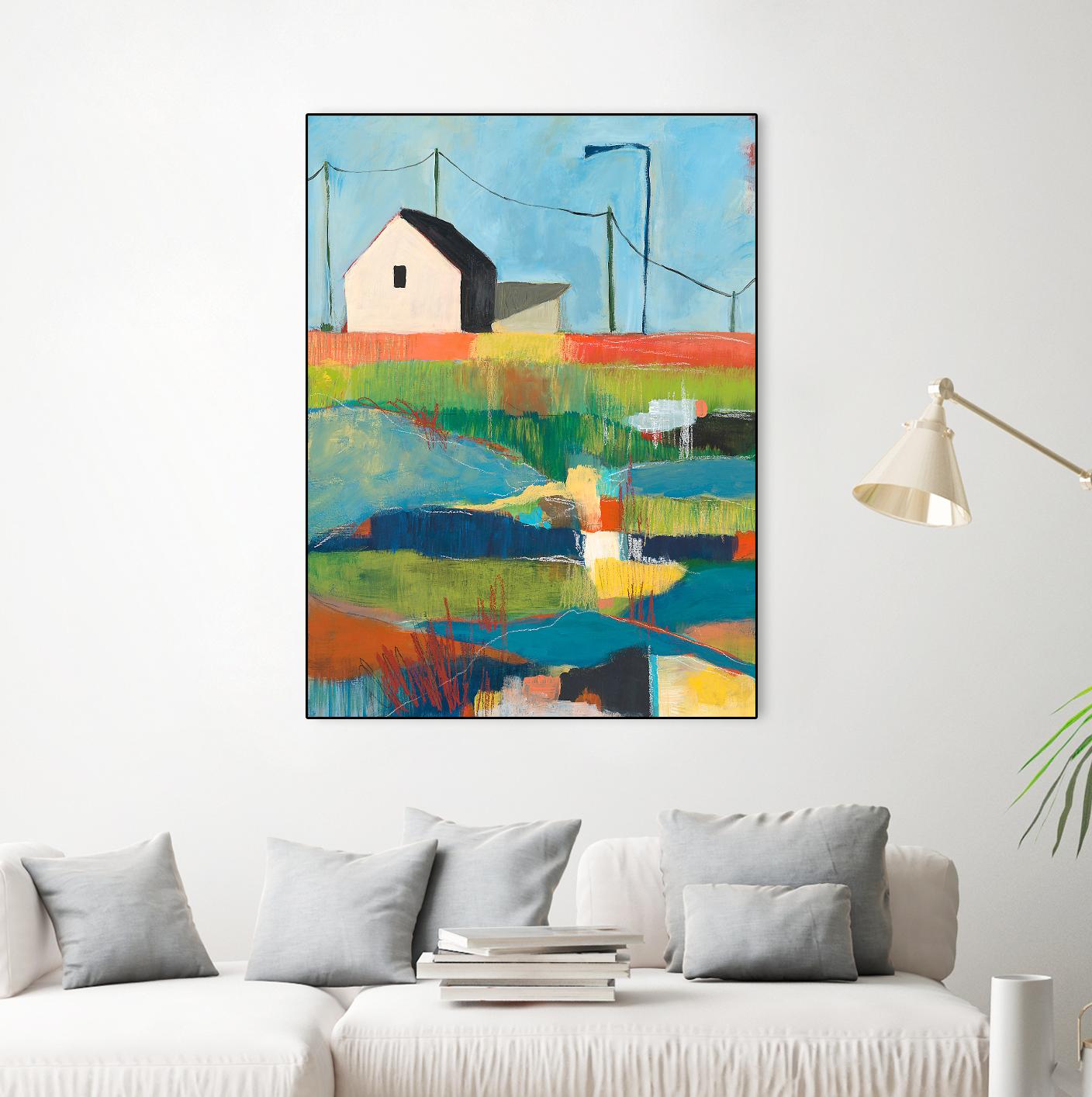 Western Edge by Jan Weiss on GIANT ART - multicolor landscapes; contemporary; abstracts