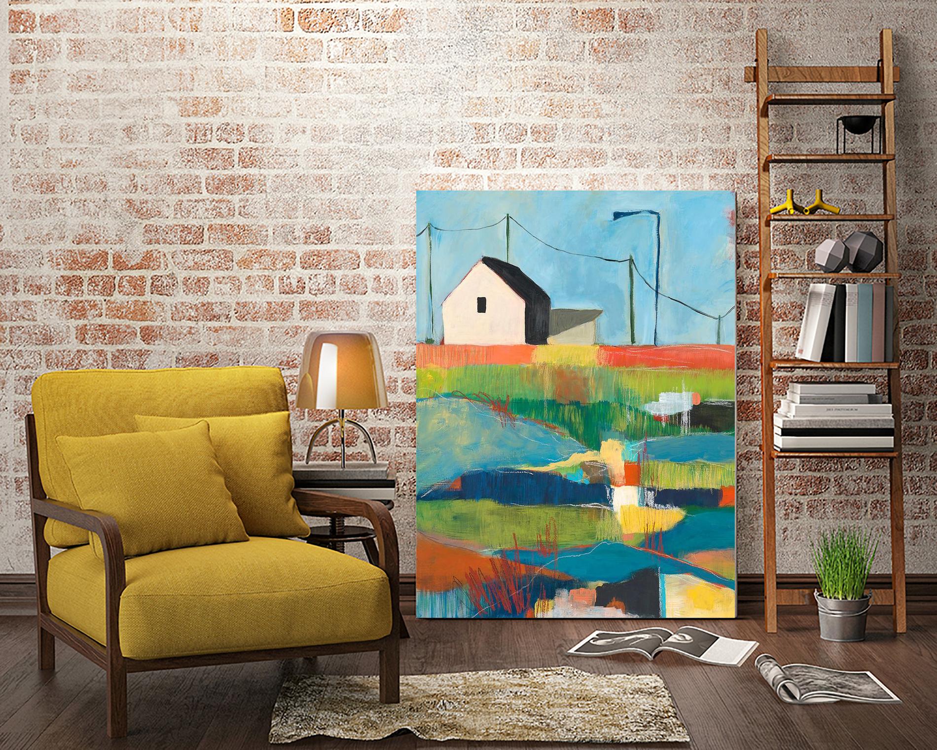 Western Edge by Jan Weiss on GIANT ART - multicolor landscapes; contemporary; abstracts