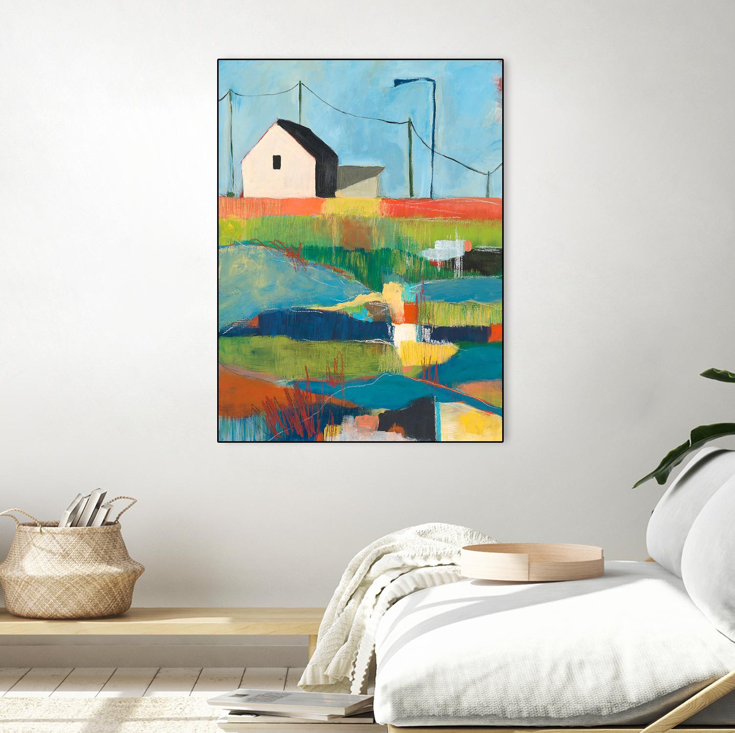 Western Edge by Jan Weiss on GIANT ART - multicolor landscapes; contemporary; abstracts