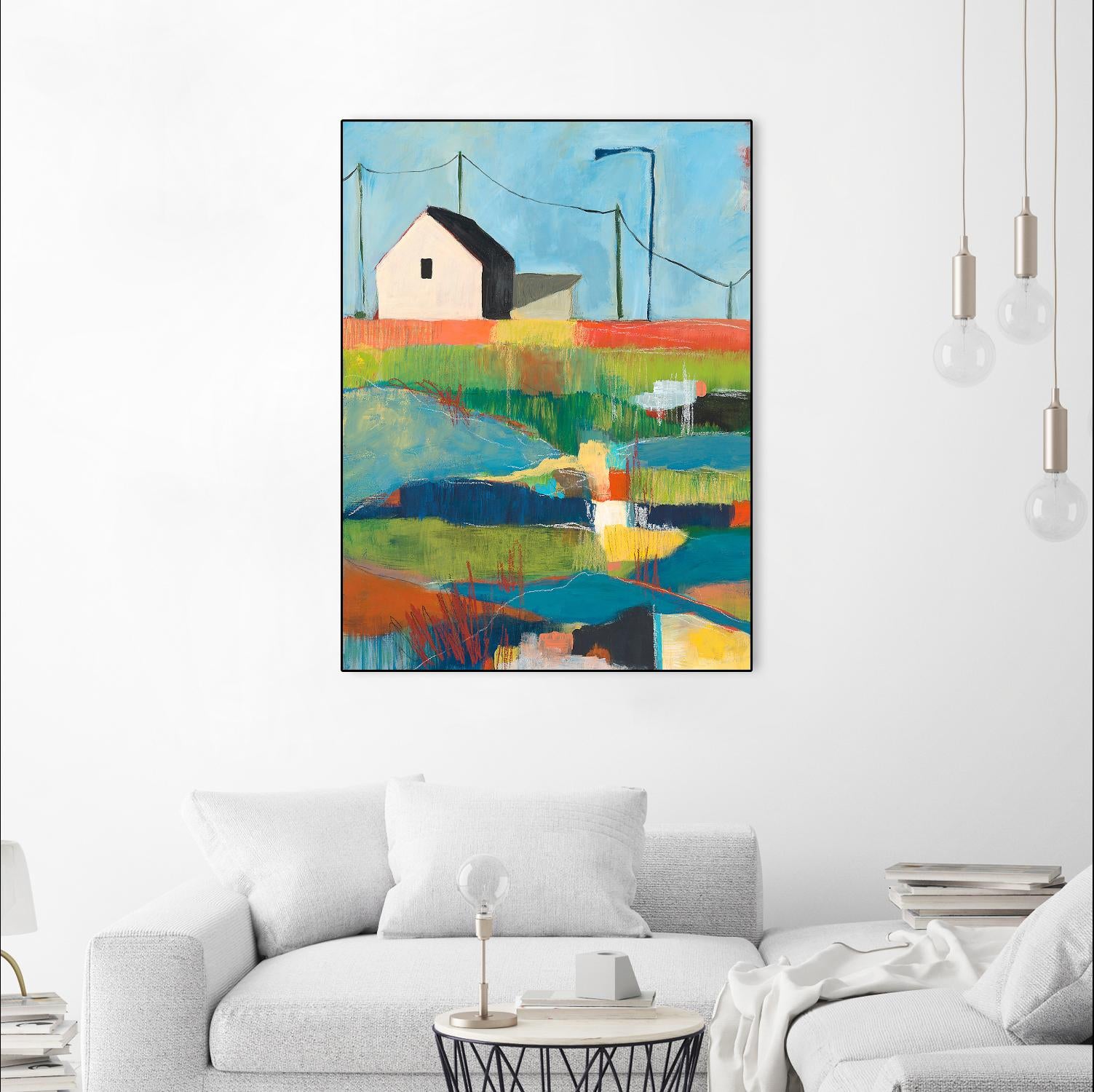 Western Edge by Jan Weiss on GIANT ART - multicolor landscapes; contemporary; abstracts