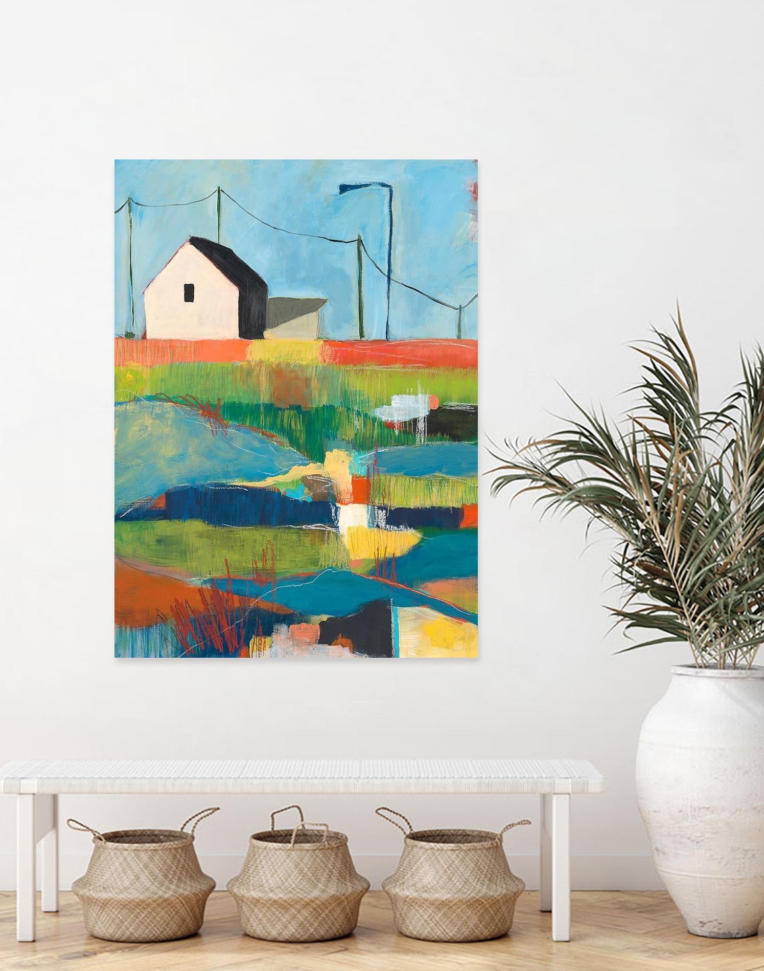 Western Edge by Jan Weiss on GIANT ART - multicolor landscapes; contemporary; abstracts