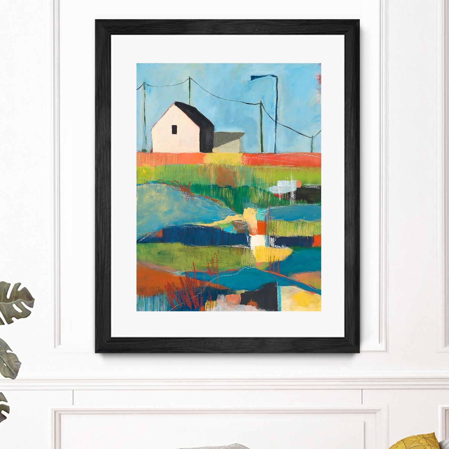 Western Edge by Jan Weiss on GIANT ART - multicolor landscapes; contemporary; abstracts