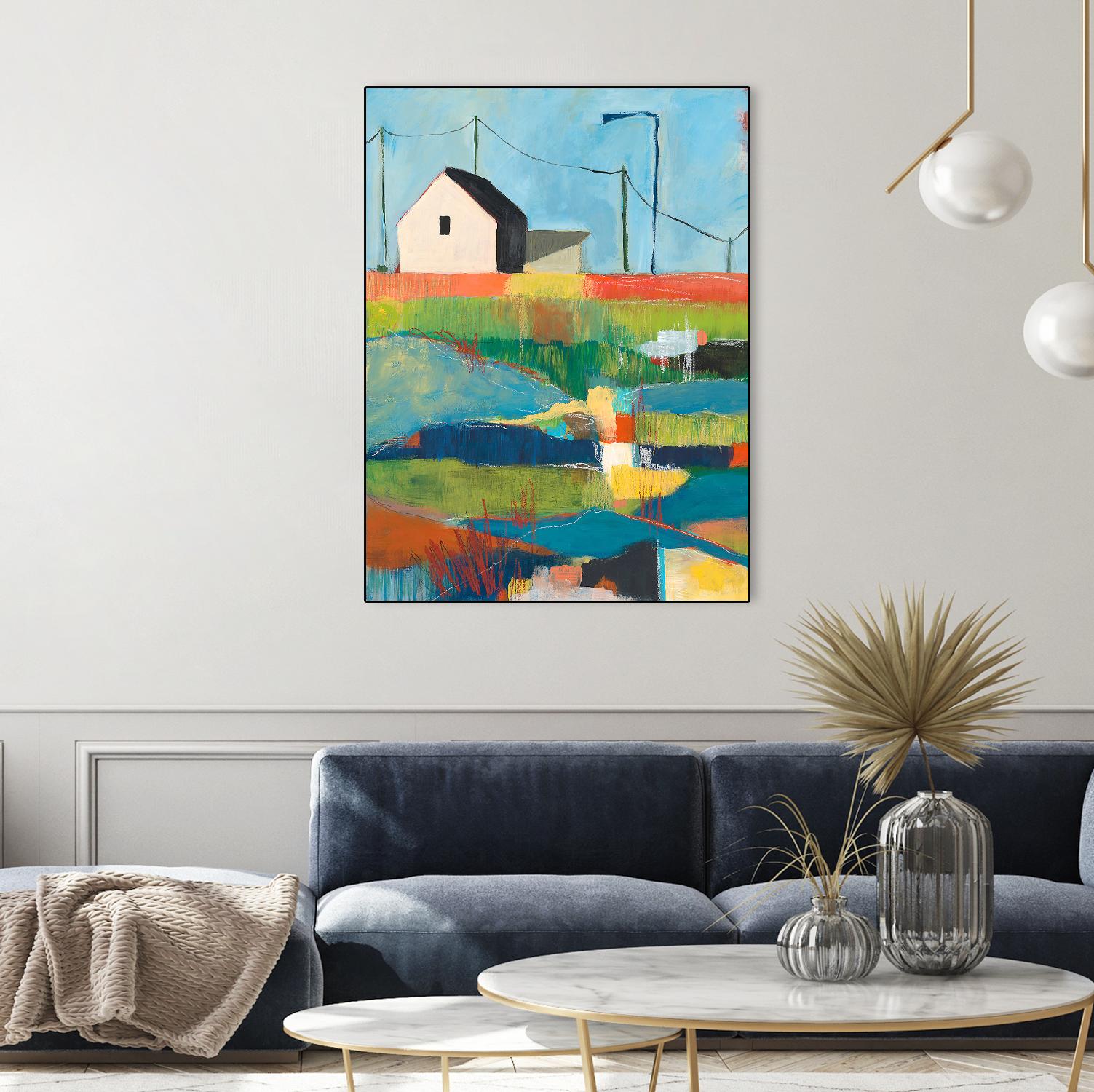 Western Edge by Jan Weiss on GIANT ART - multicolor landscapes; contemporary; abstracts