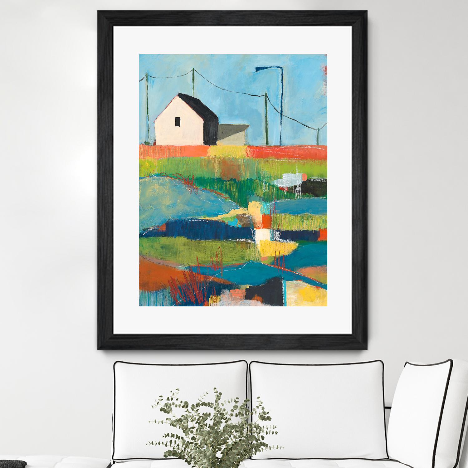 Western Edge by Jan Weiss on GIANT ART - multicolor landscapes; contemporary; abstracts