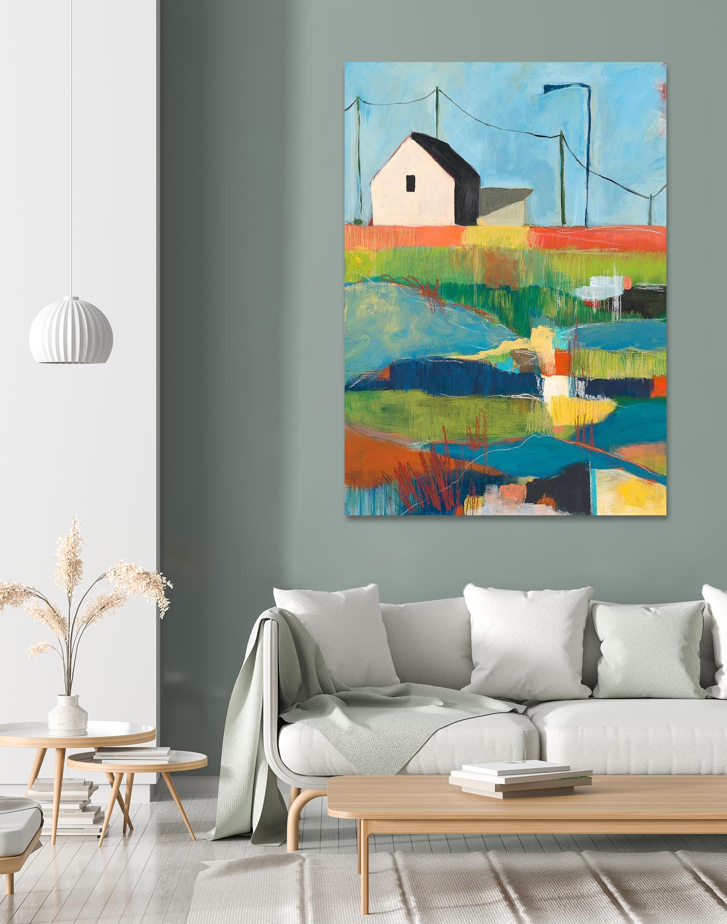 Western Edge by Jan Weiss on GIANT ART - multicolor landscapes; contemporary; abstracts