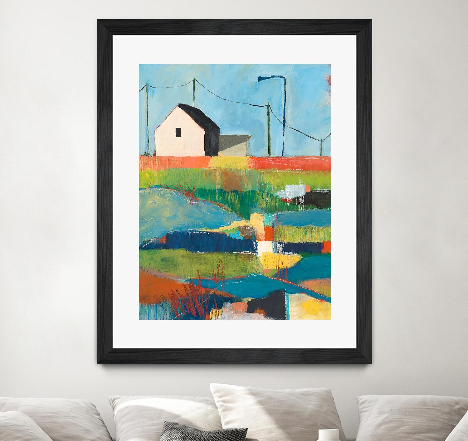 Western Edge by Jan Weiss on GIANT ART - multicolor landscapes; contemporary; abstracts