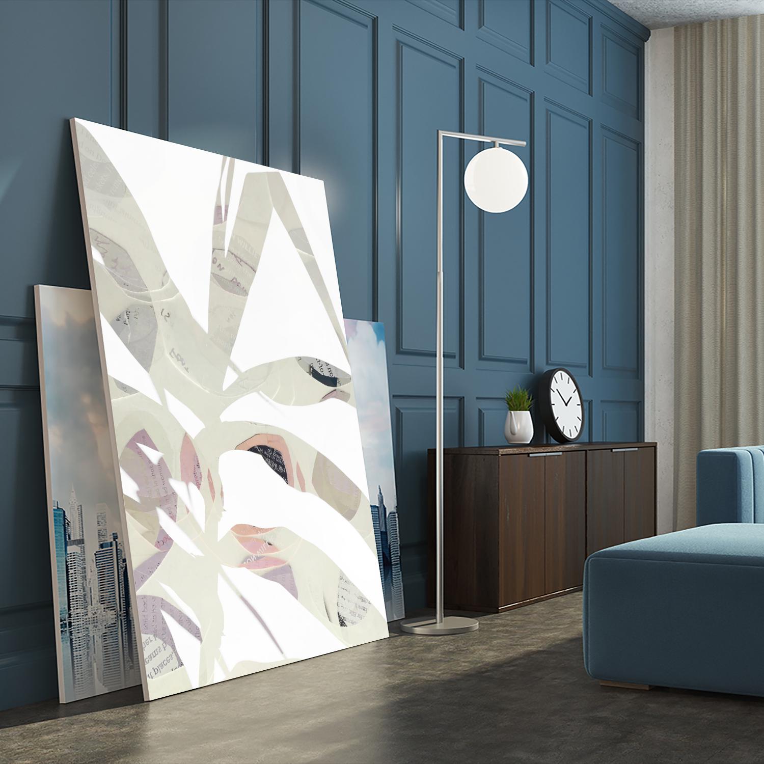 Inspired By Nature No. 2 by Lisa Zinna on GIANT ART - gray abstracts, floral/still life