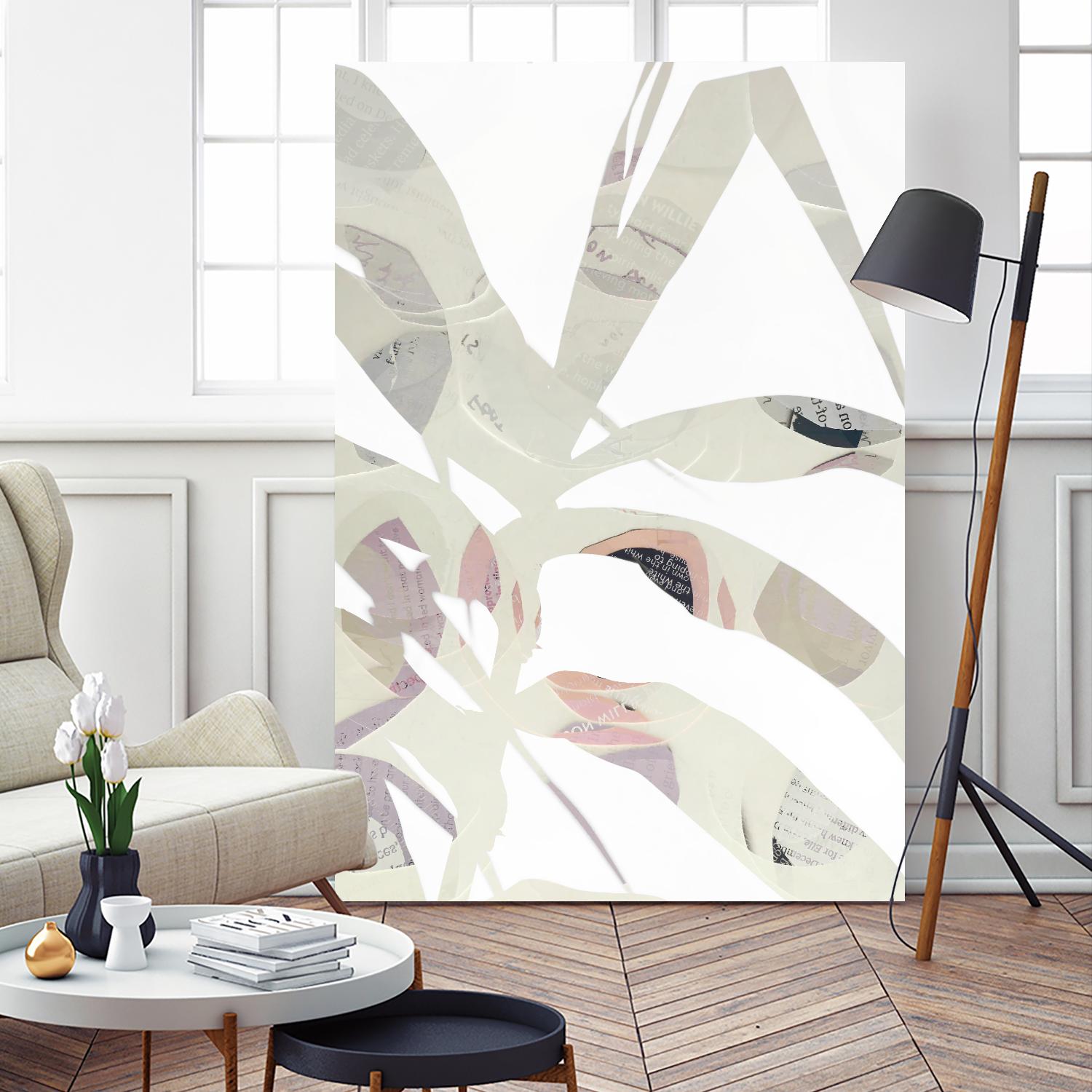 Inspired By Nature No. 2 by Lisa Zinna on GIANT ART - gray abstracts, floral/still life