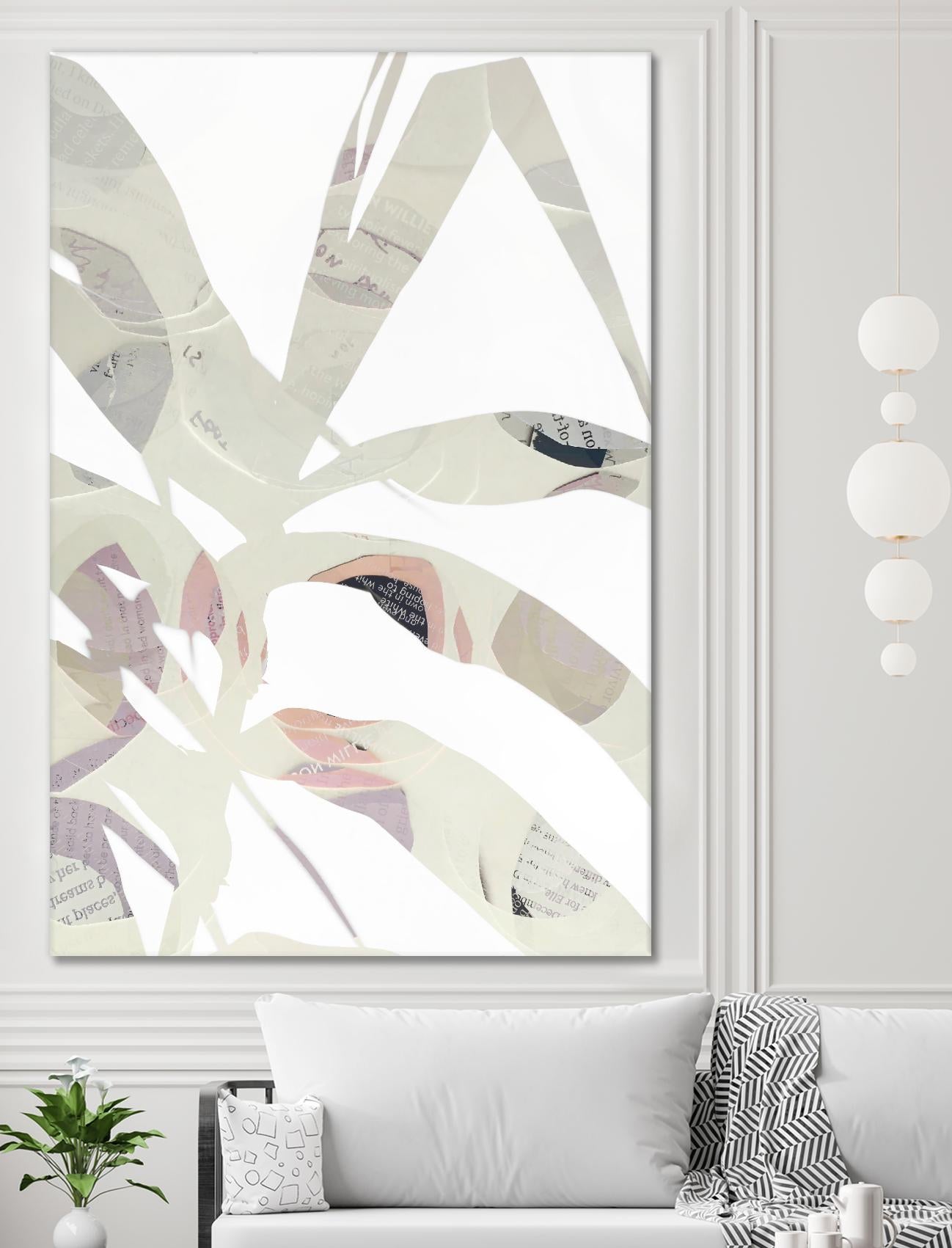 Inspired By Nature No. 2 by Lisa Zinna on GIANT ART - gray abstracts, floral/still life