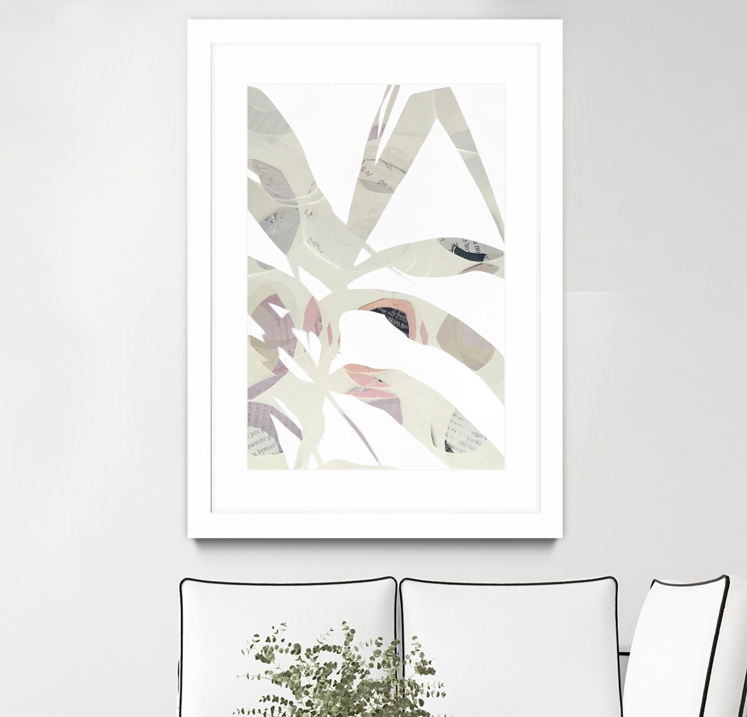 Inspired By Nature No. 2 by Lisa Zinna on GIANT ART - gray abstracts, floral/still life