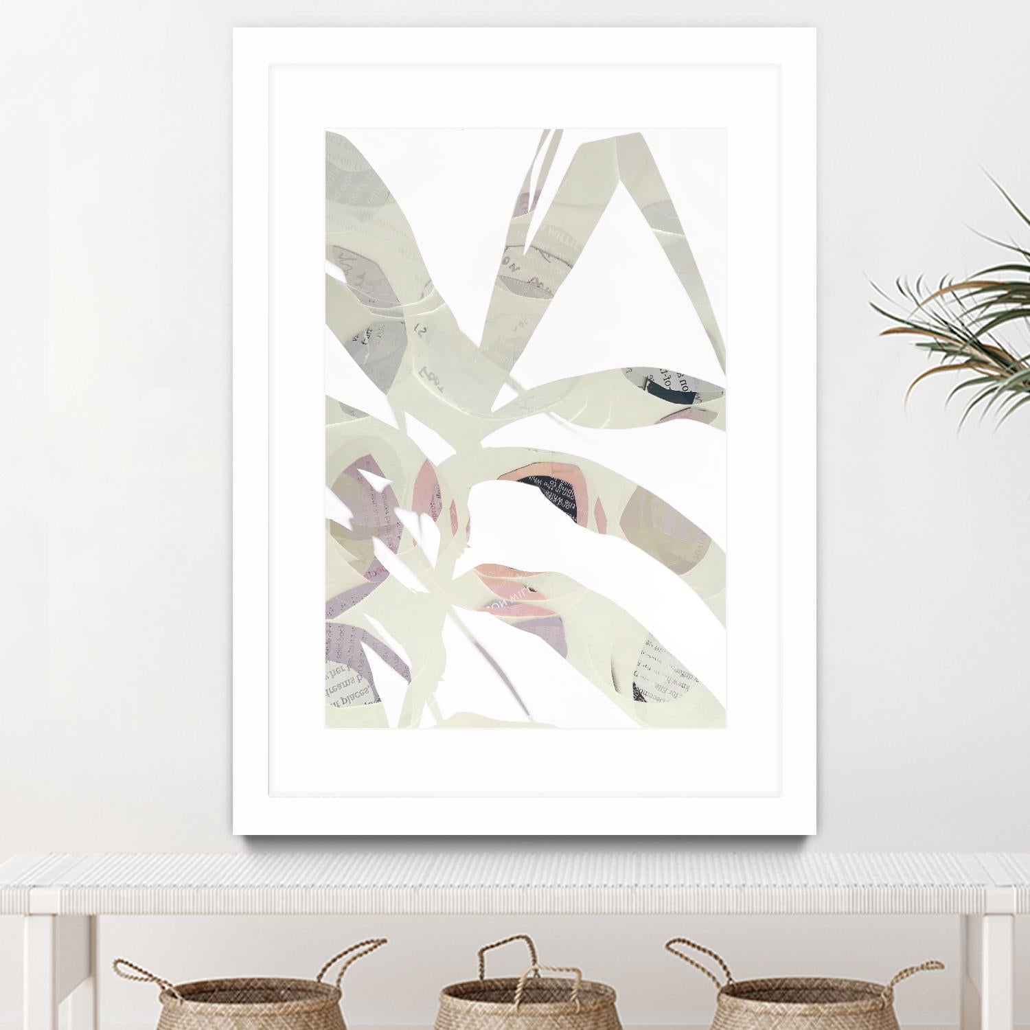 Inspired By Nature No. 2 by Lisa Zinna on GIANT ART - gray abstracts, floral/still life