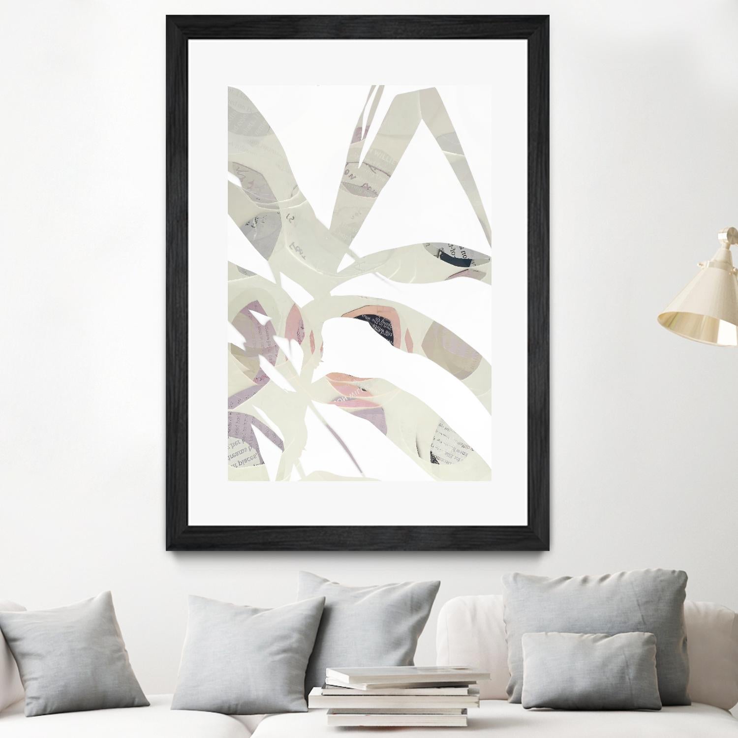 Inspired By Nature No. 2 by Lisa Zinna on GIANT ART - gray abstracts, floral/still life