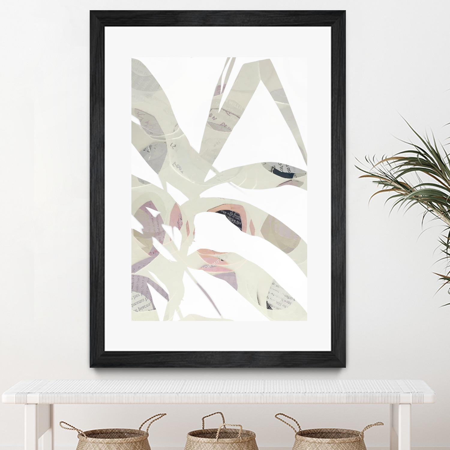 Inspired By Nature No. 2 by Lisa Zinna on GIANT ART - gray abstracts, floral/still life