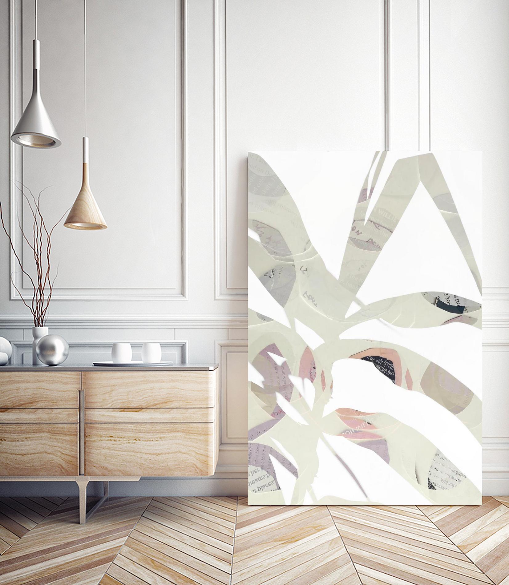 Inspired By Nature No. 2 by Lisa Zinna on GIANT ART - gray abstracts, floral/still life