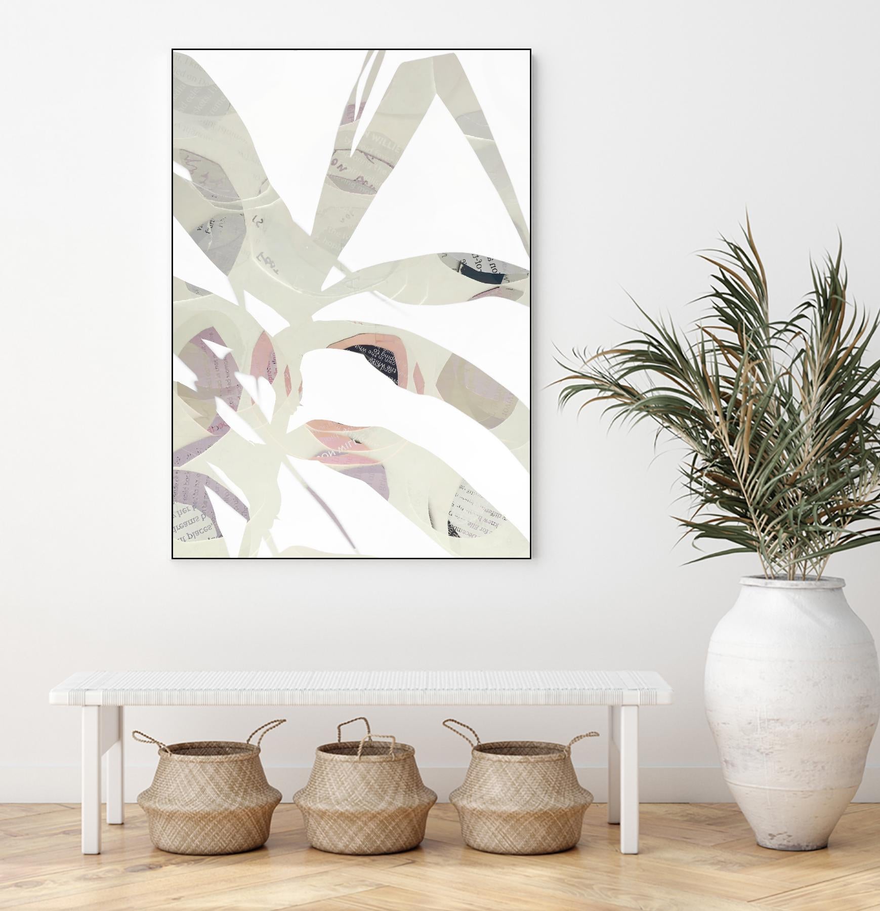 Inspired By Nature No. 2 by Lisa Zinna on GIANT ART - gray abstracts, floral/still life