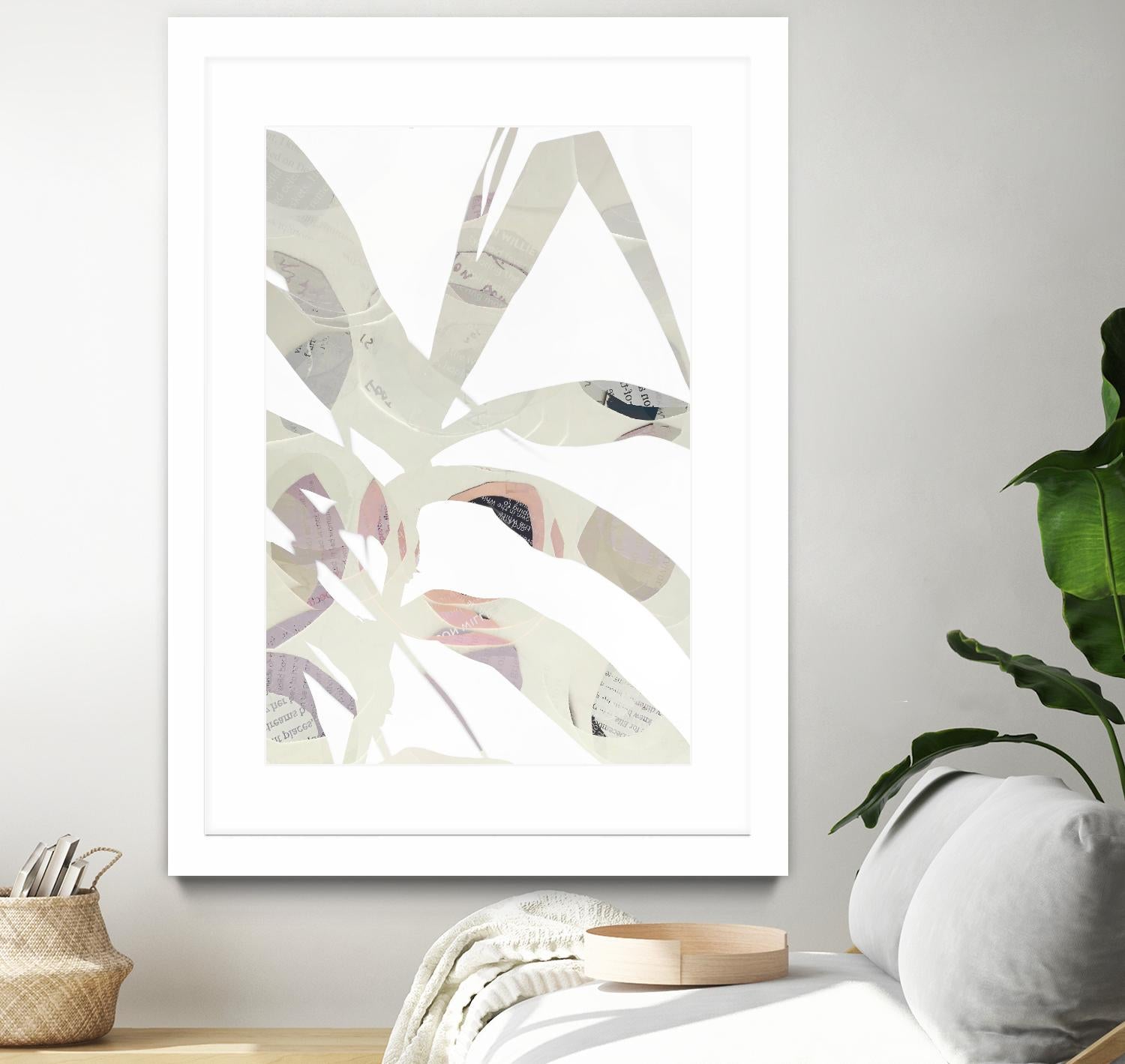Inspired By Nature No. 2 by Lisa Zinna on GIANT ART - gray abstracts, floral/still life