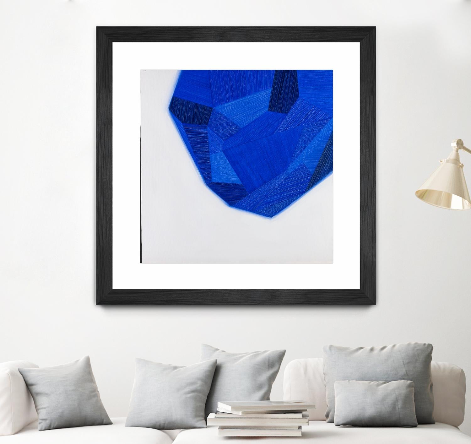 FACETS 1 by Marvin on GIANT ART - blue abstract