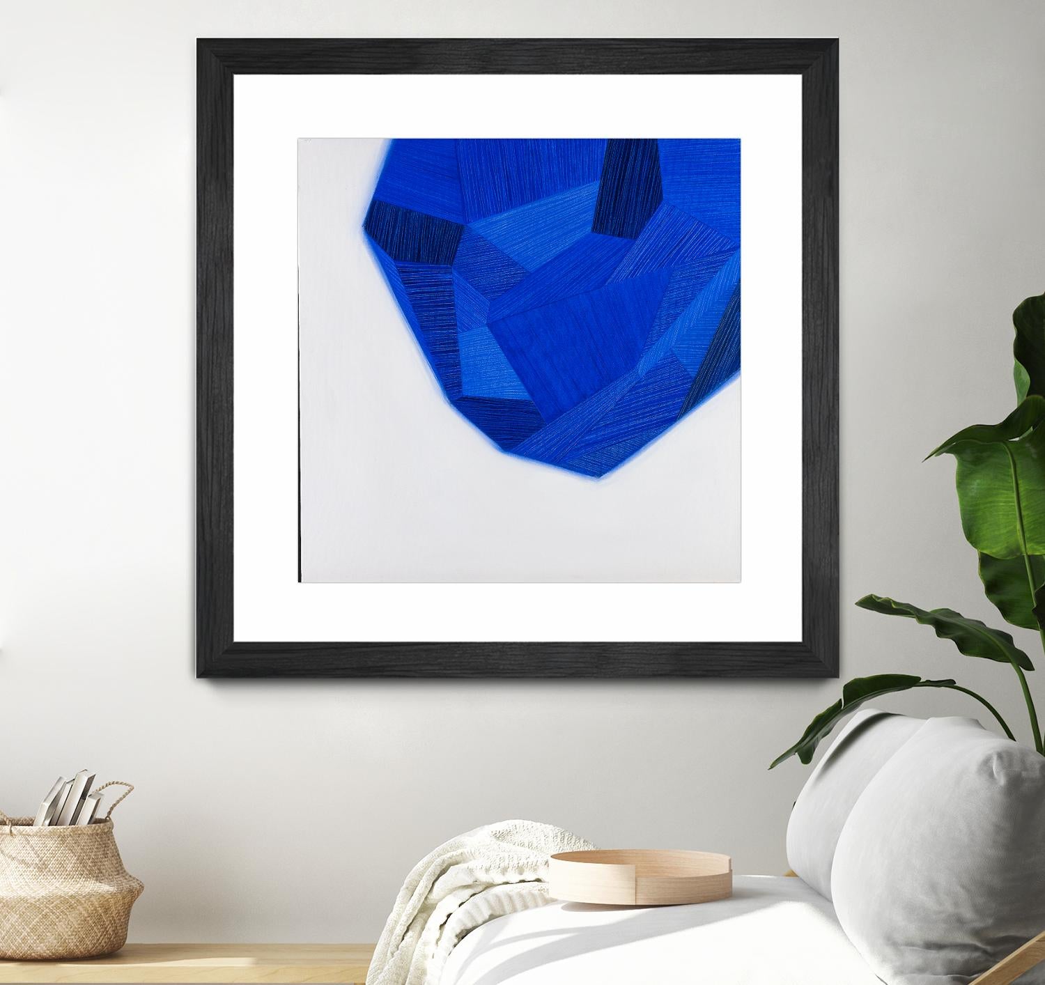 FACETS 1 by Marvin on GIANT ART - blue abstract