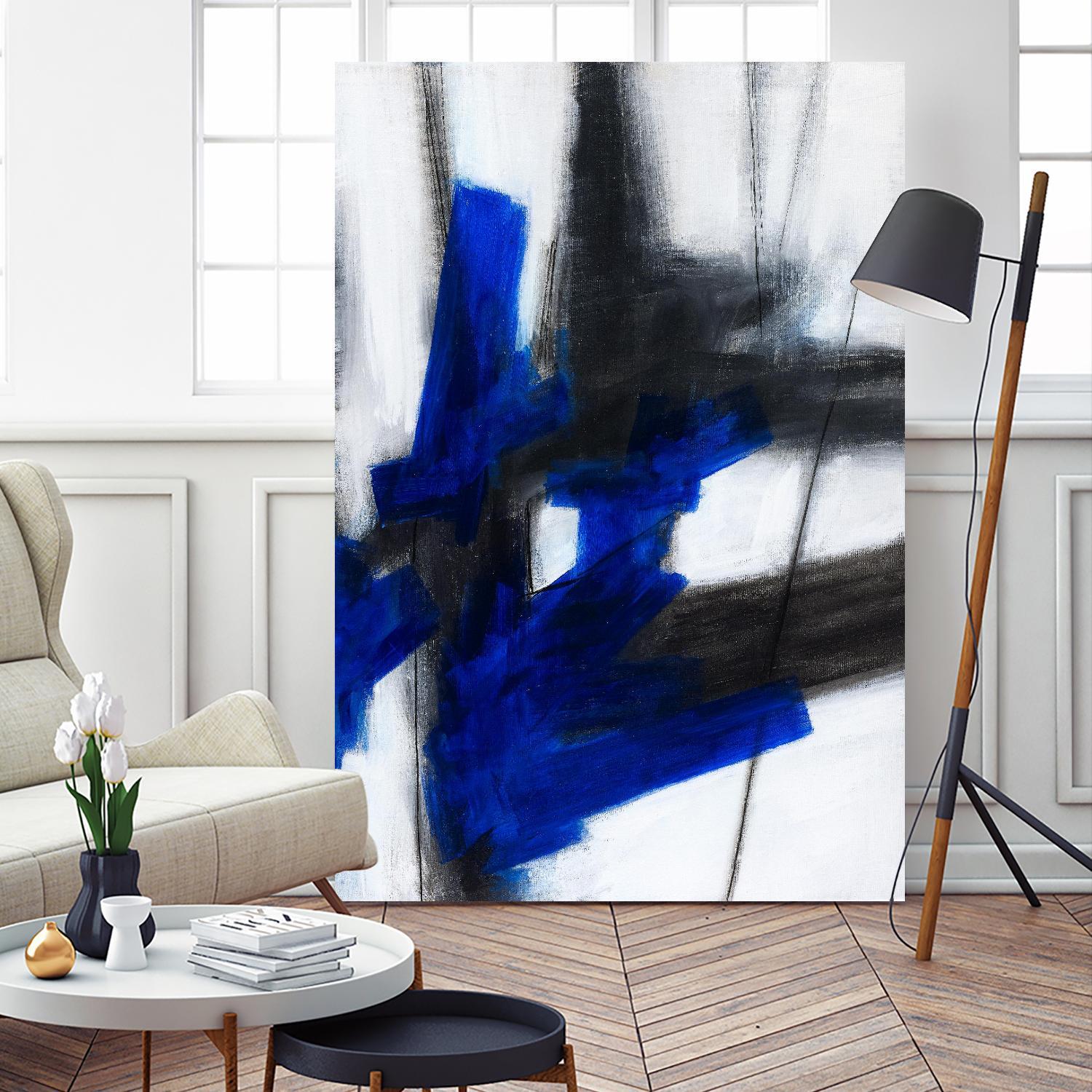KIND OF BLUE by Marvin on GIANT ART - blue abstract
