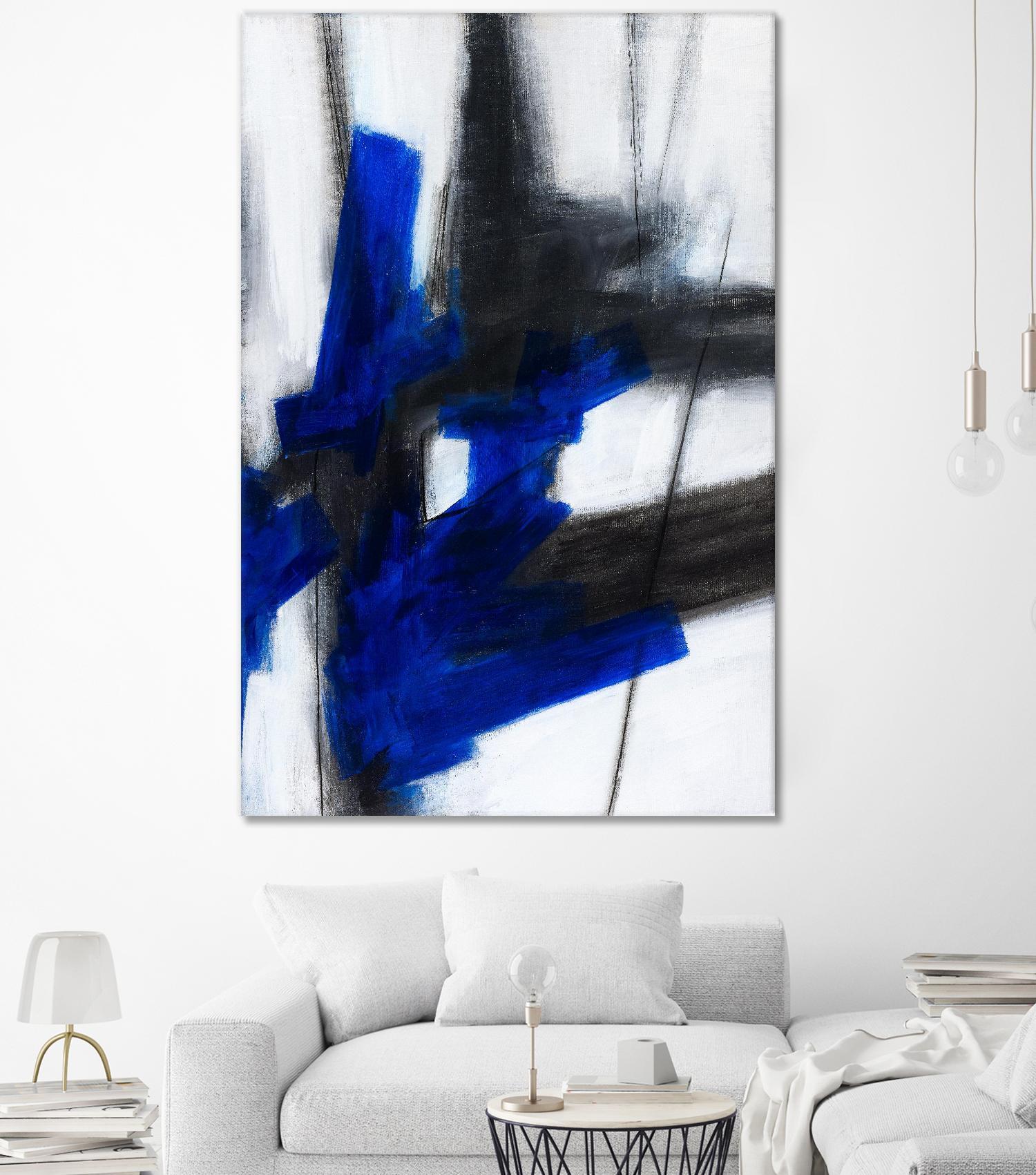 KIND OF BLUE by Marvin on GIANT ART - blue abstract