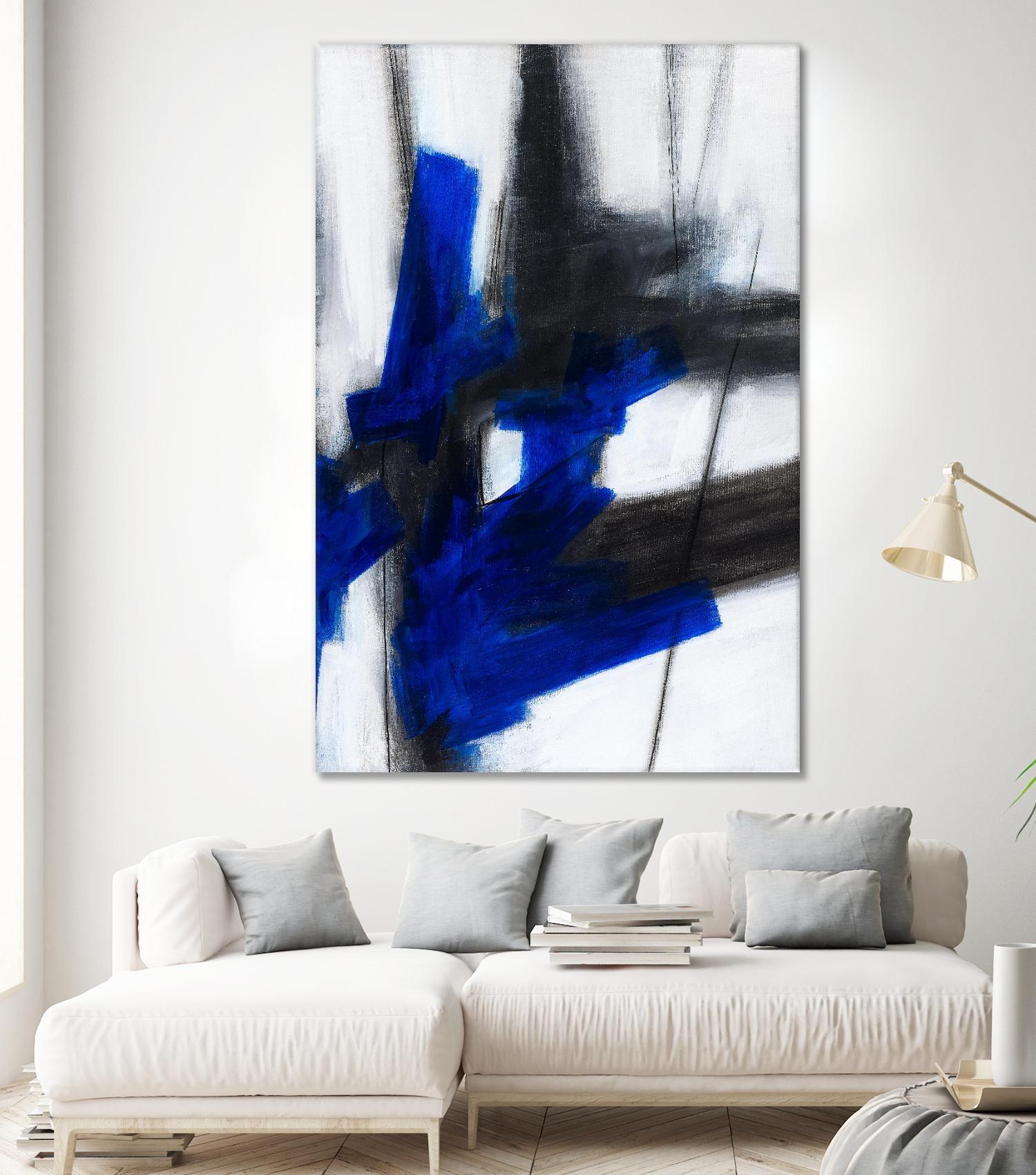 KIND OF BLUE by Marvin on GIANT ART - blue abstract