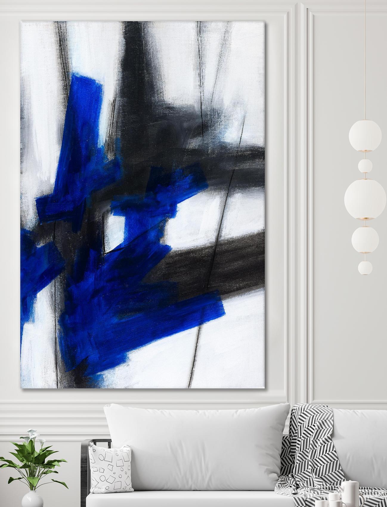 KIND OF BLUE by Marvin on GIANT ART - blue abstract